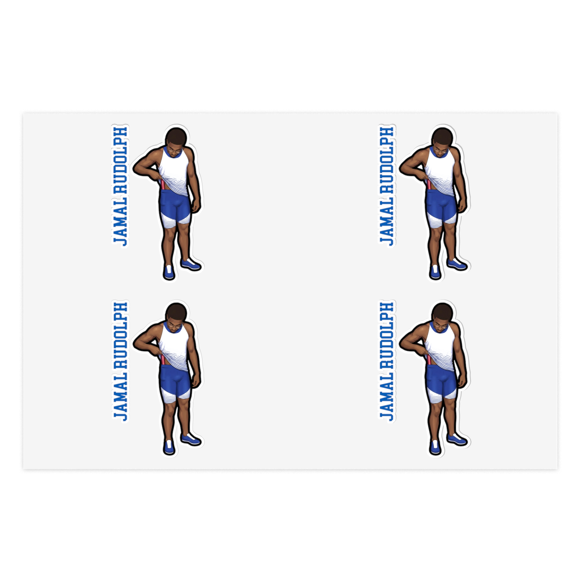 Sticker Sheet — character_name_vertical in Classic