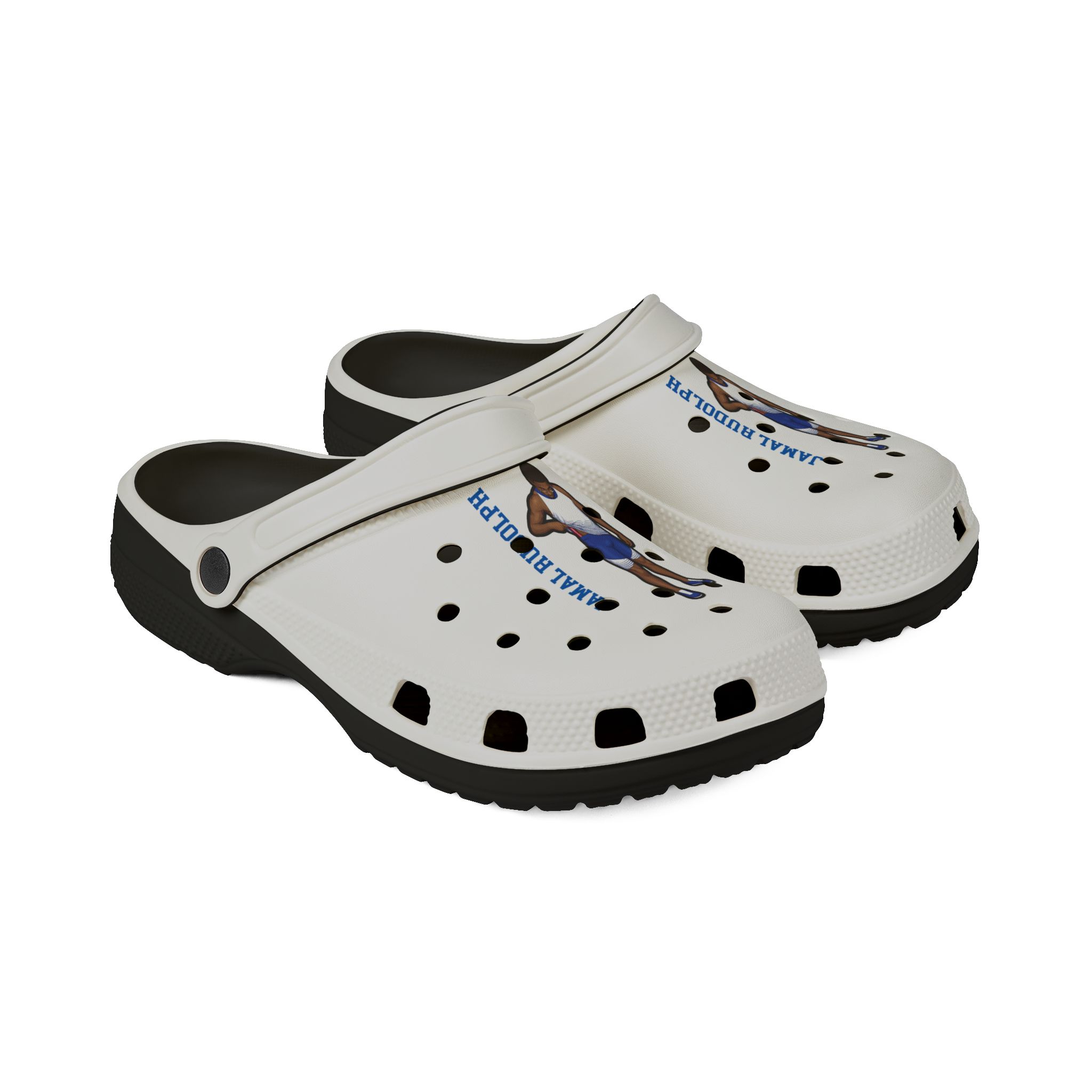Rubber Clogs — character_name_vertical in Black