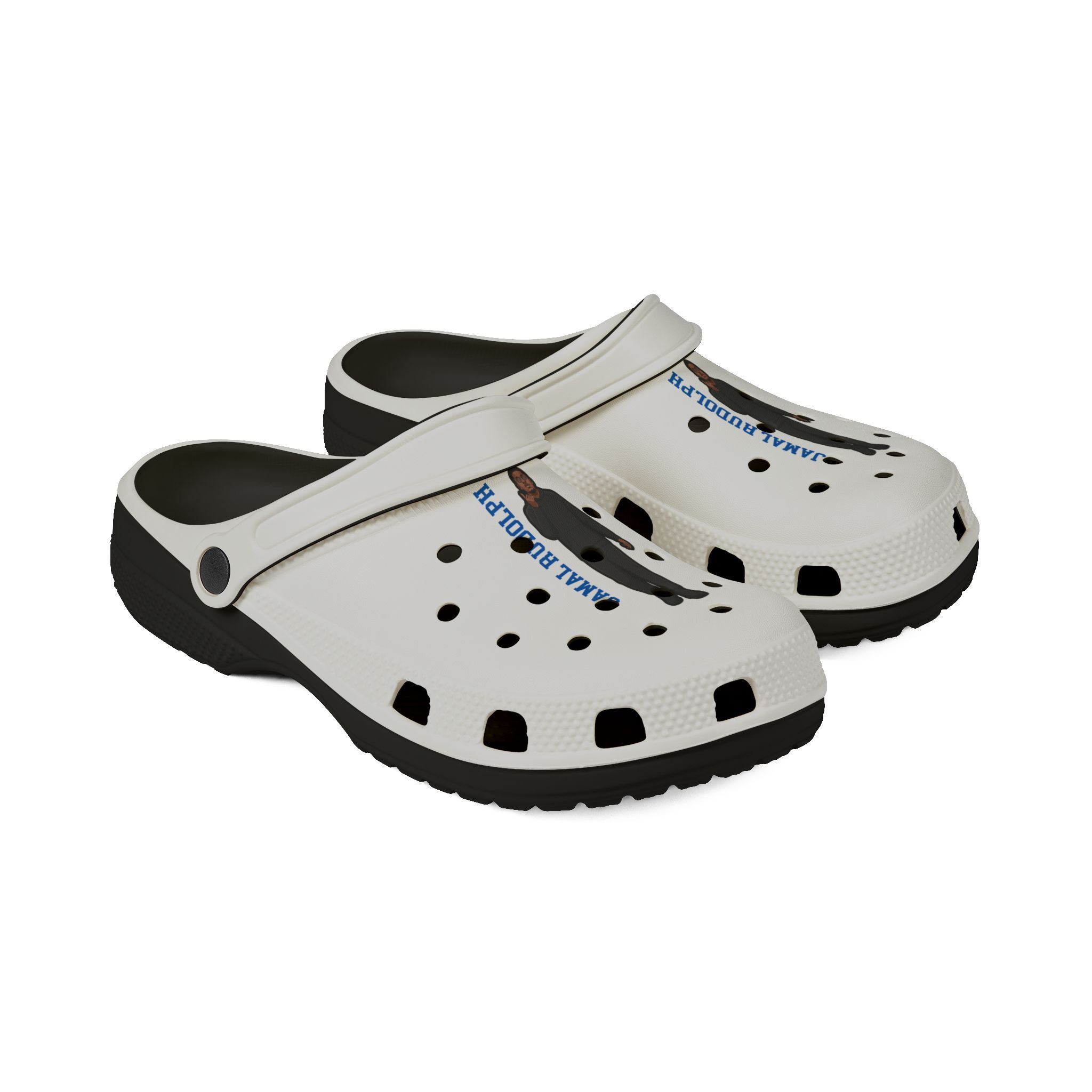 Rubber Clogs — character_name_vertical in Black