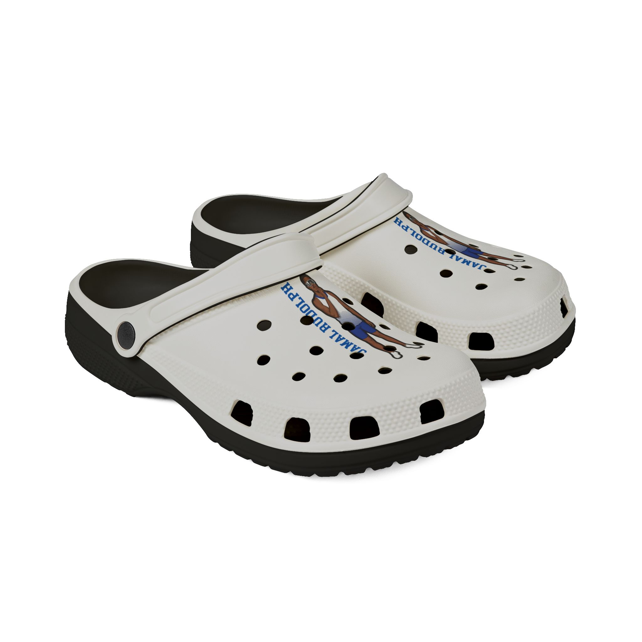 Rubber Clogs — character_name_vertical in Black