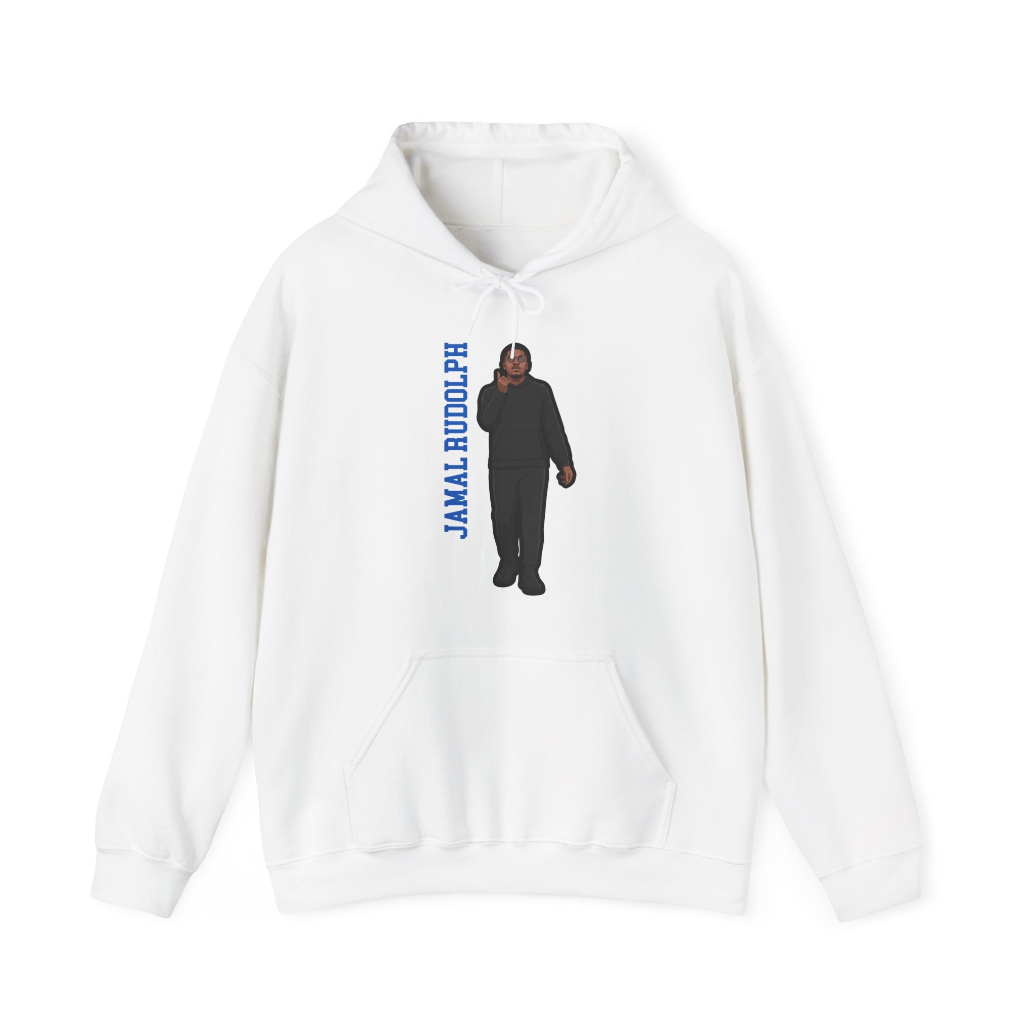 Hoodie — character_name_vertical in White