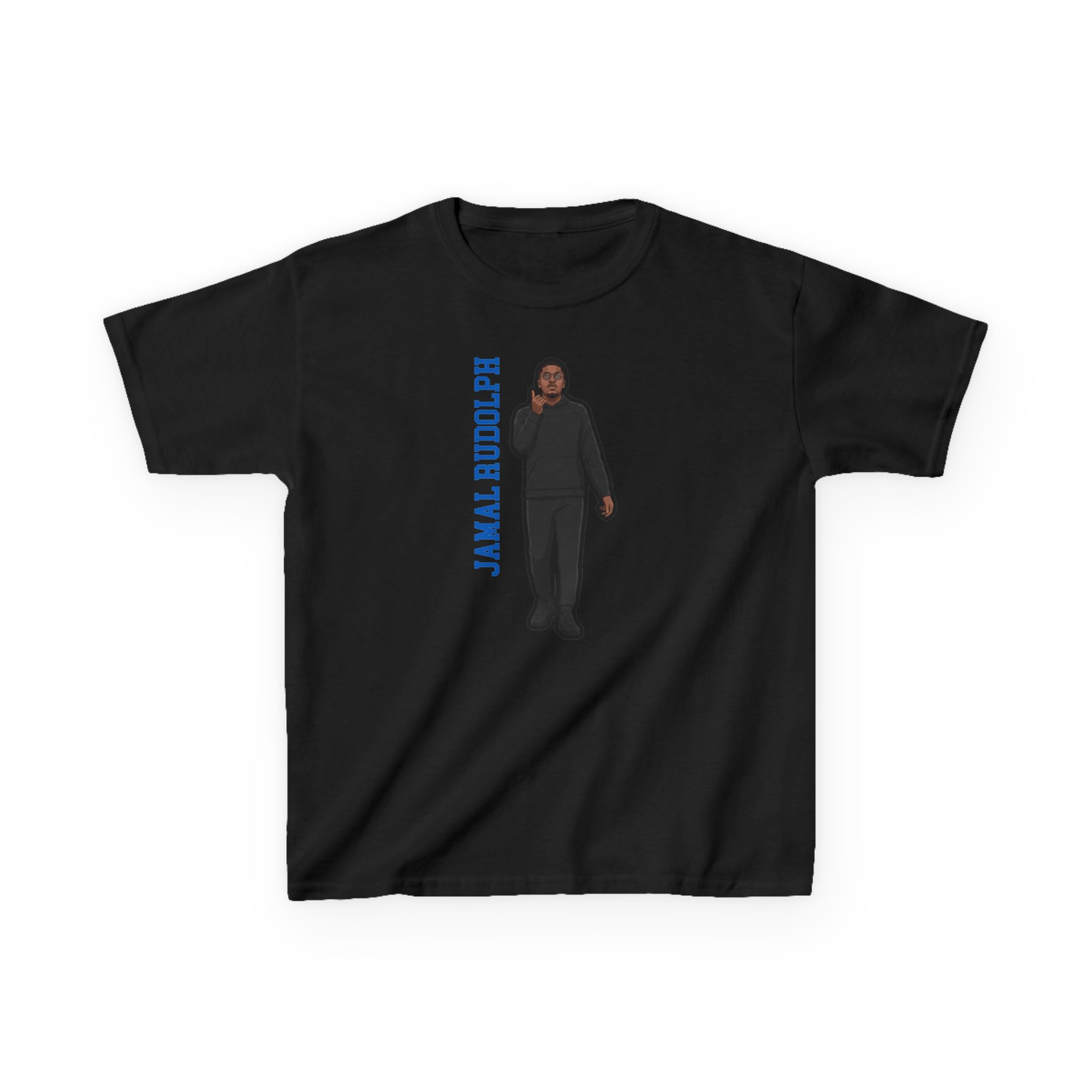Youth Tee — character_name_vertical in Black