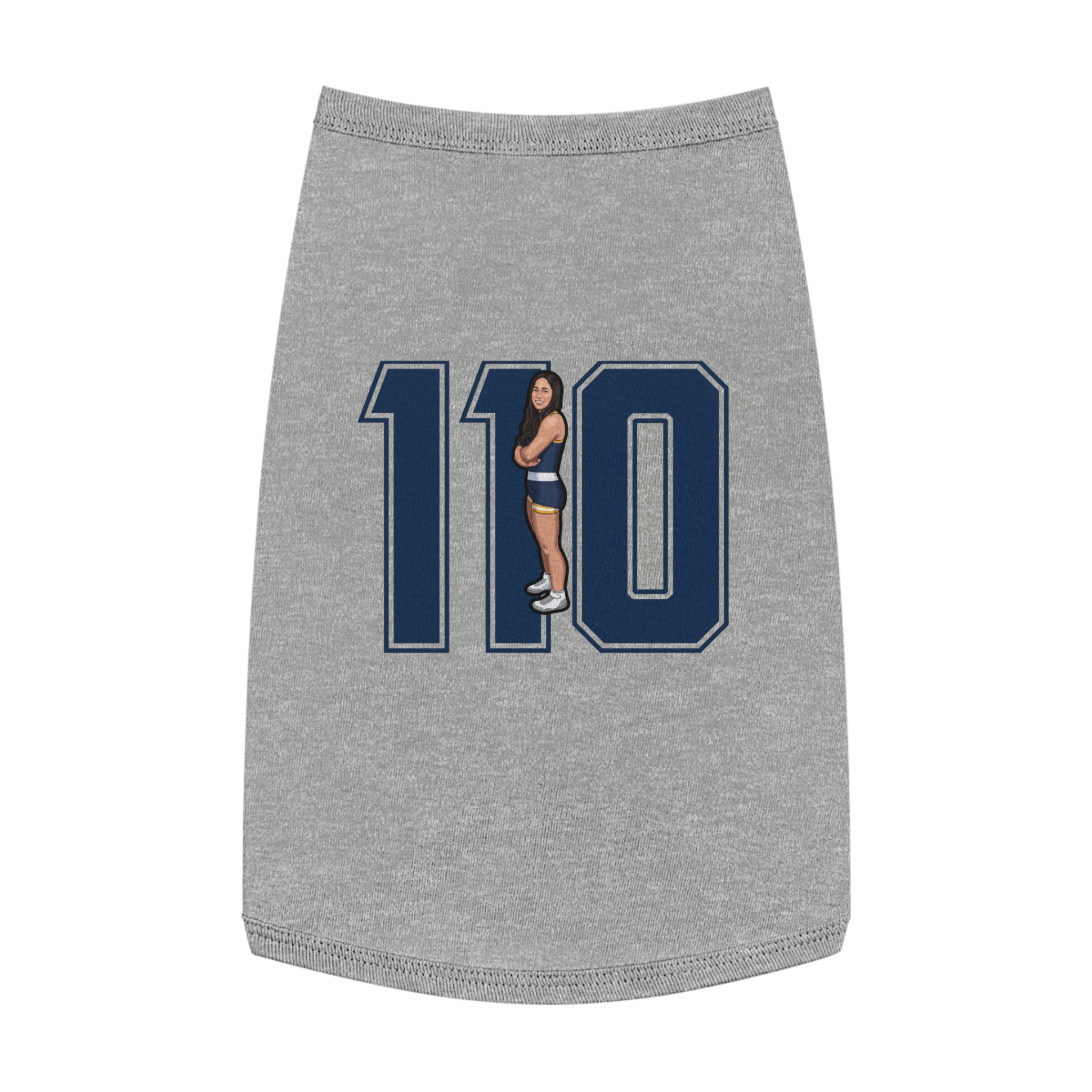 Pet Tank Top — character_number in White