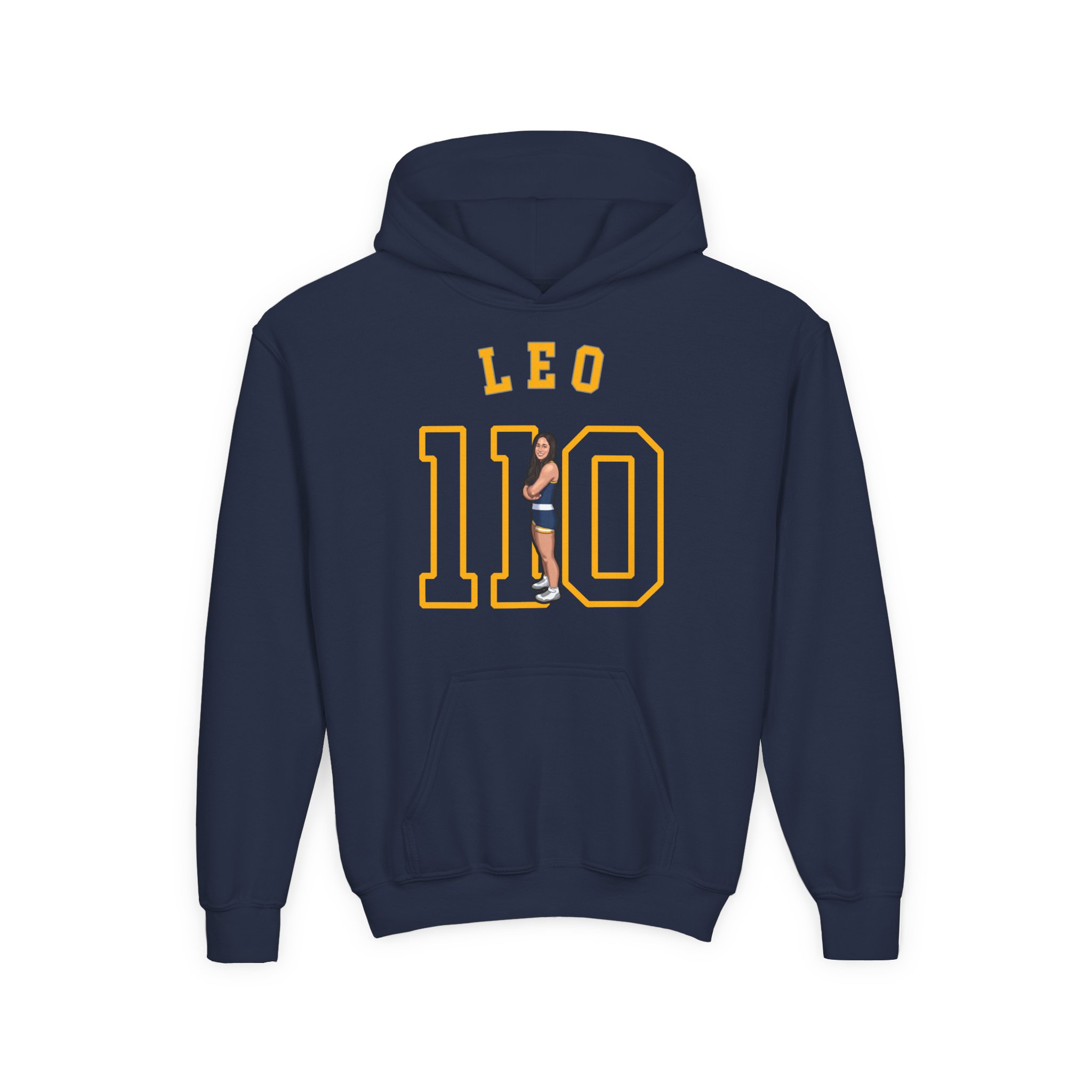 Youth Hoodie — character_shirsey_arch in Navy