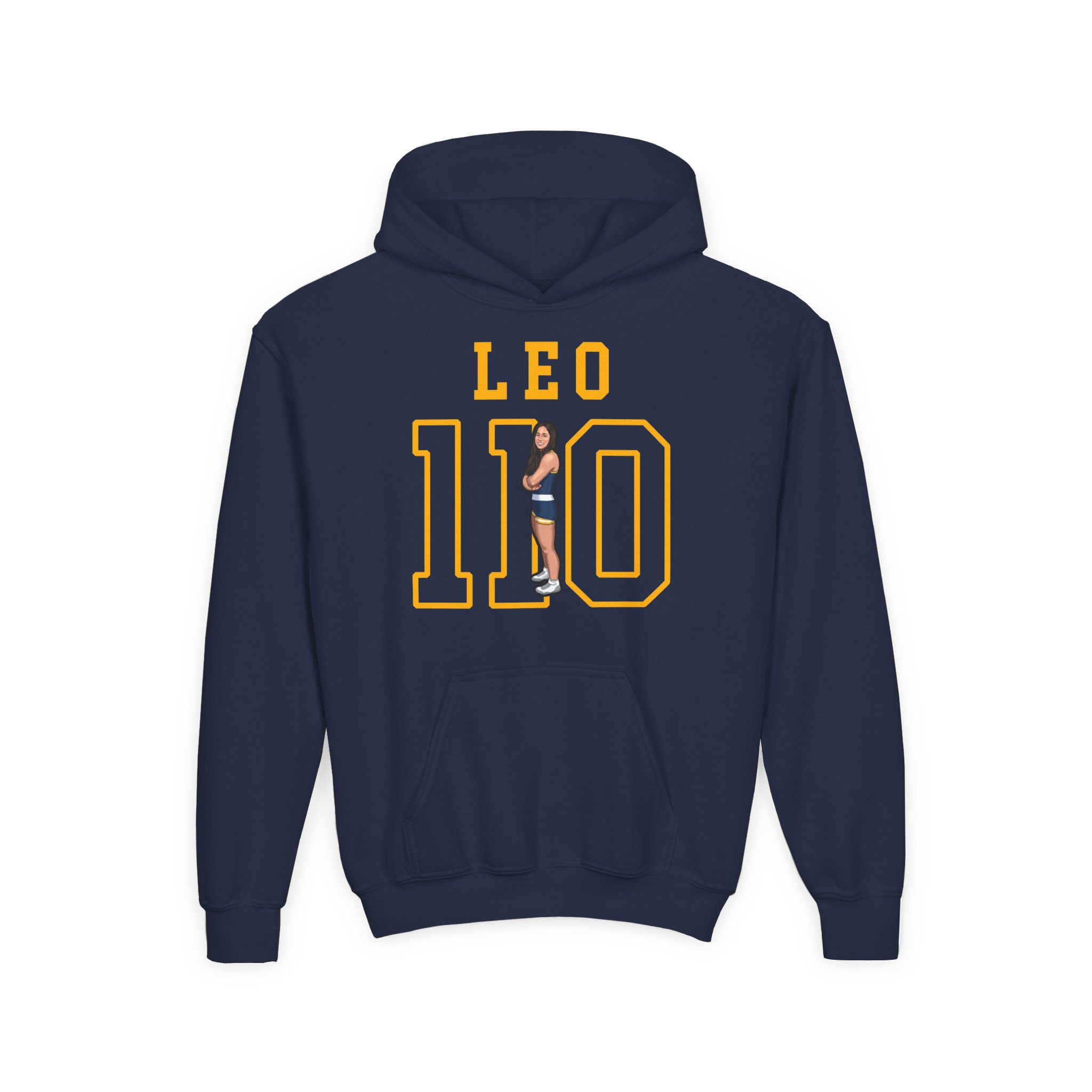 Youth Hoodie — character_shirsey in Navy