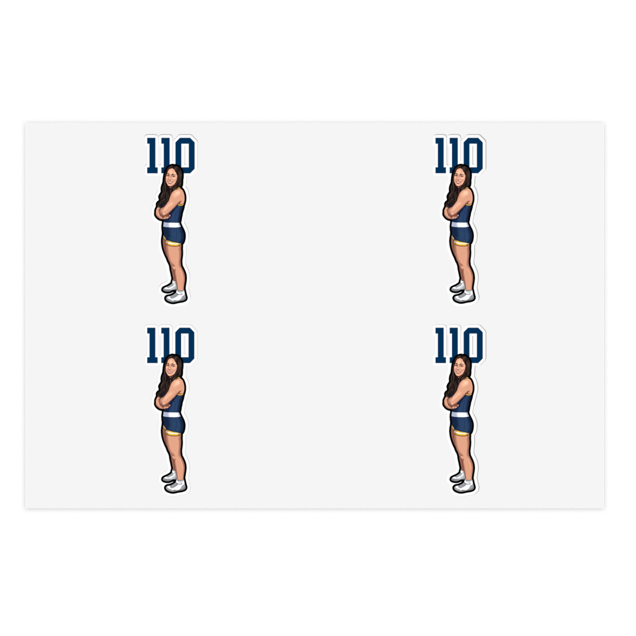 Sticker Sheet — character_number_top in Classic