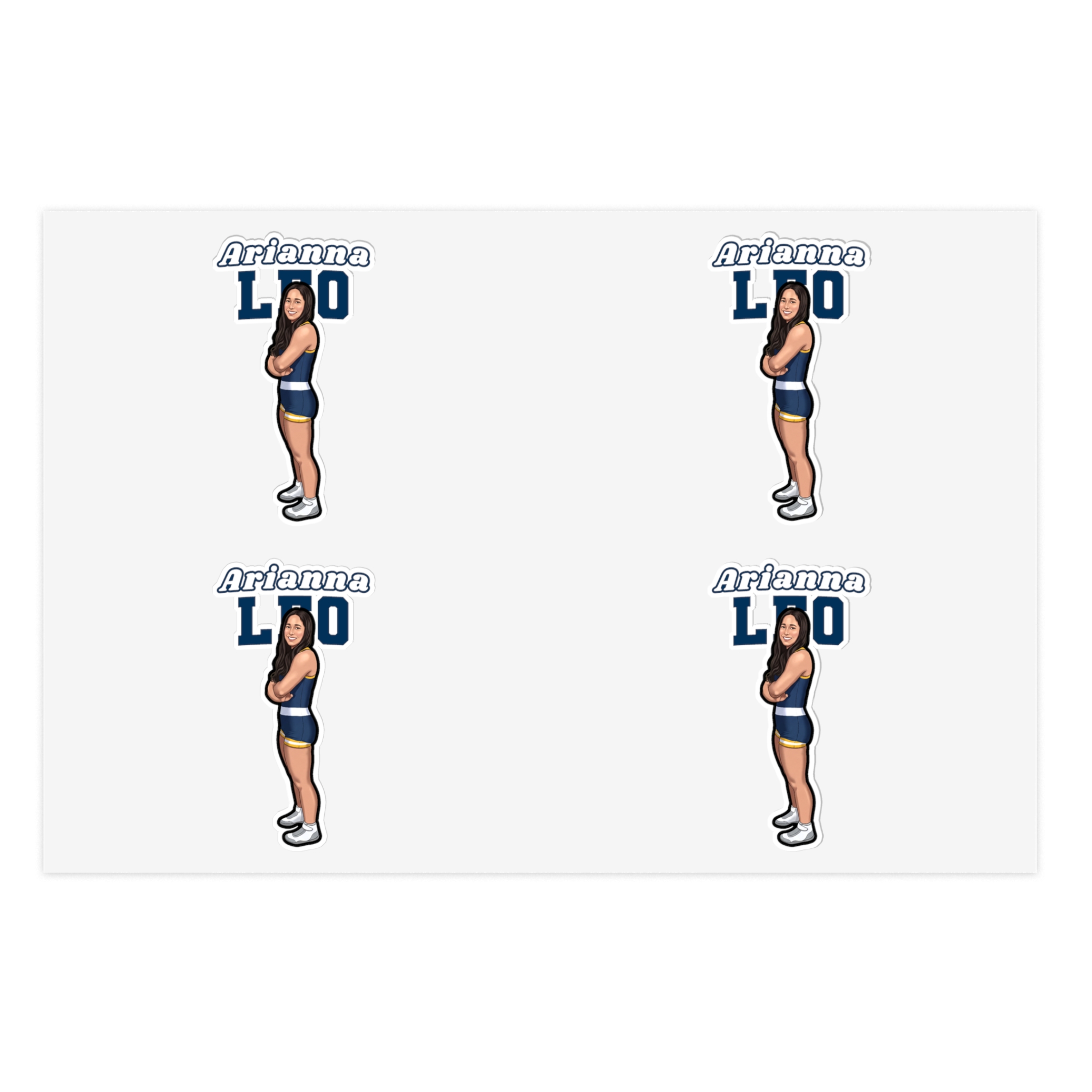Sticker Sheet — character_name_arch in Classic