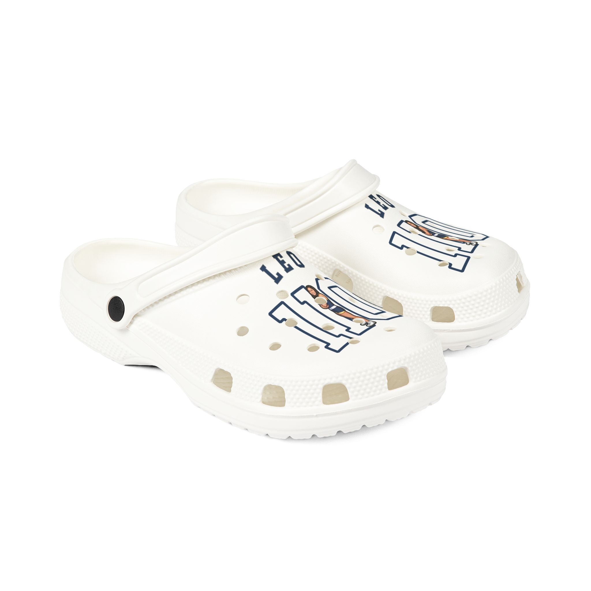 Rubber Clogs — character_shirsey_arch in White