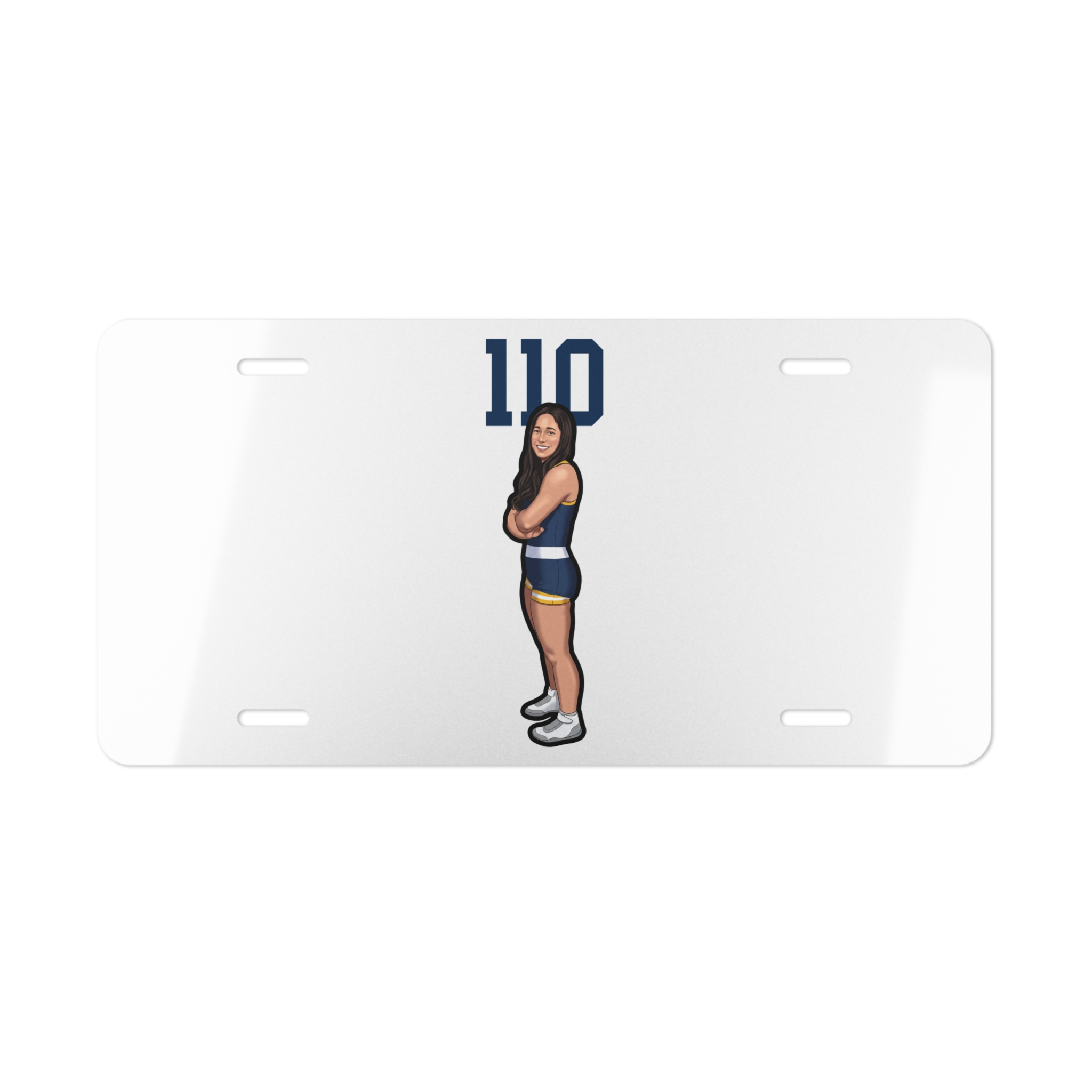 License Plate — character_number_top in Classic