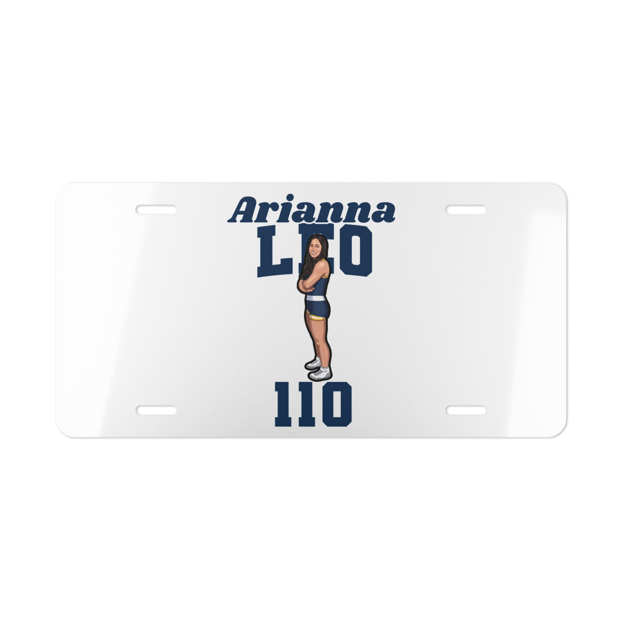 License Plate — character_signature_arch in Classic