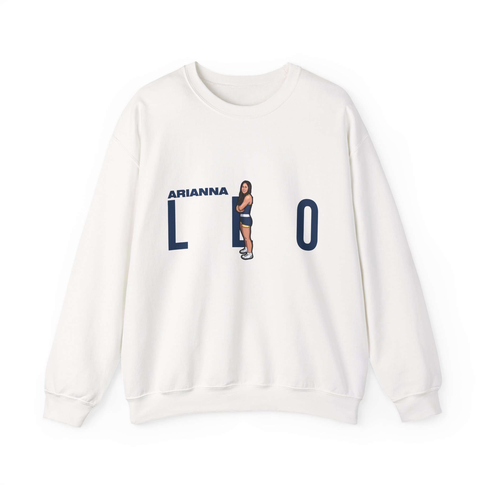 Crewneck Sweatshirt — character_player_name in White
