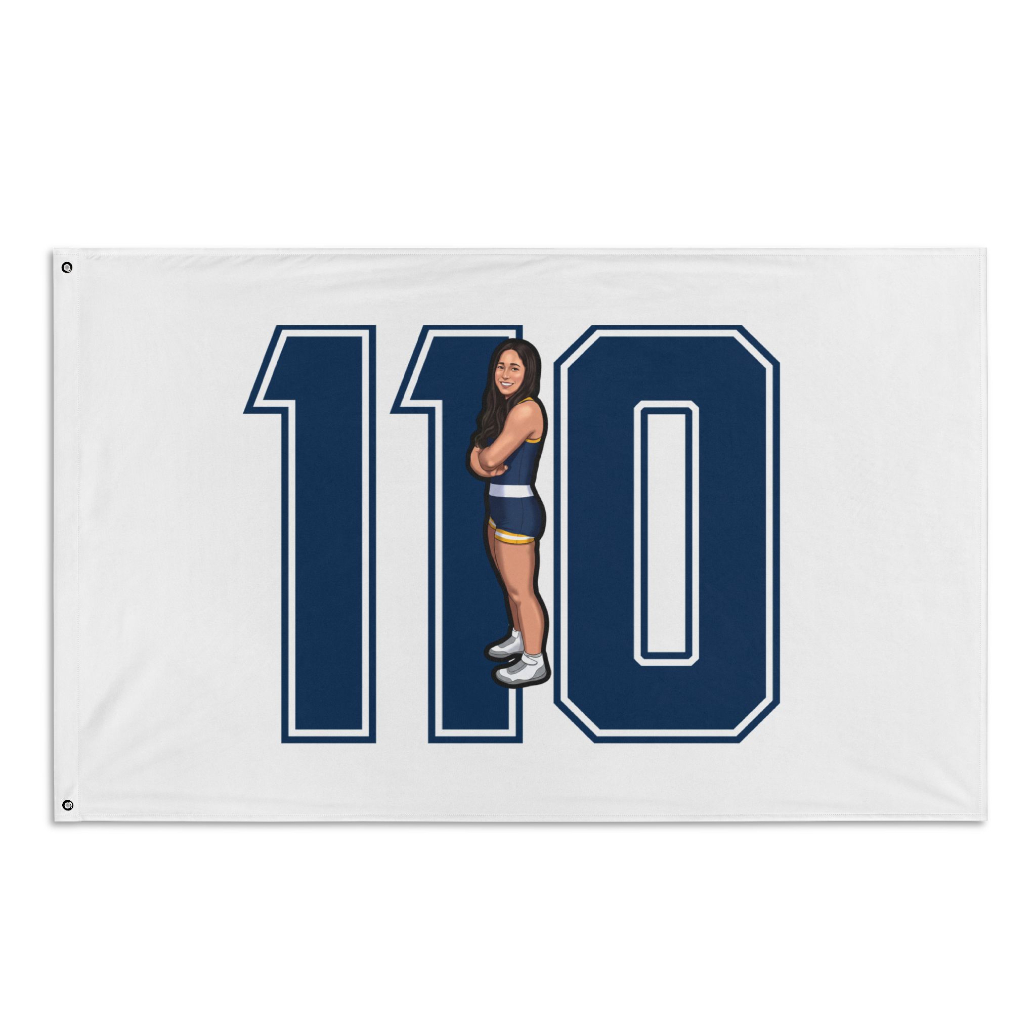 Flag (35 × 56 in) — character_number in Classic
