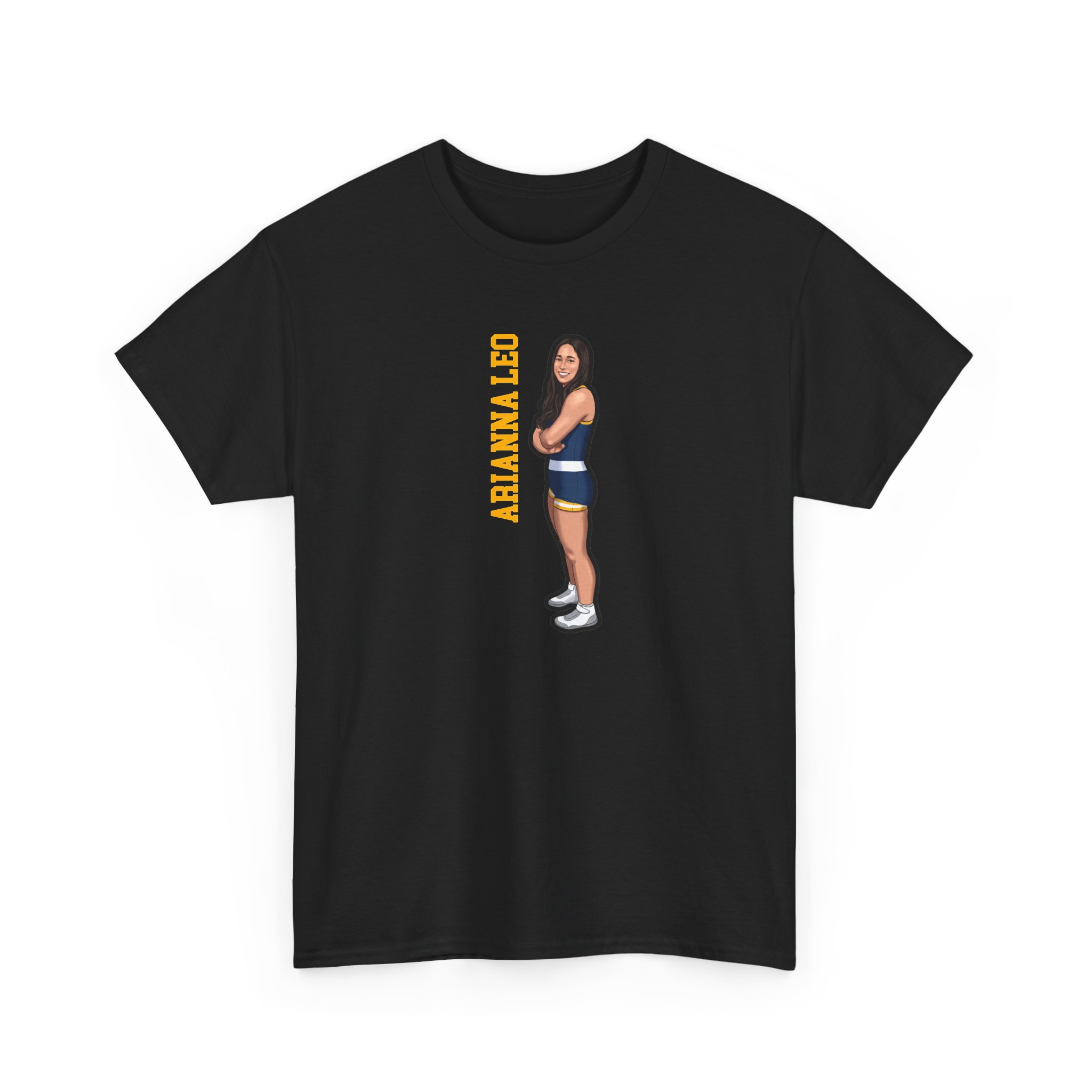 Tee — character_name_vertical in Black