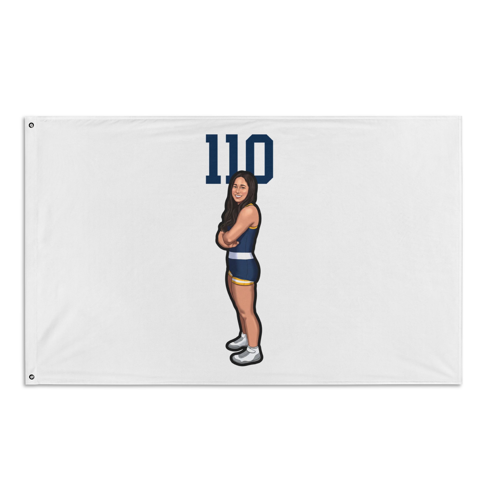 Flag (35 × 56 in) — character_number_top in Classic