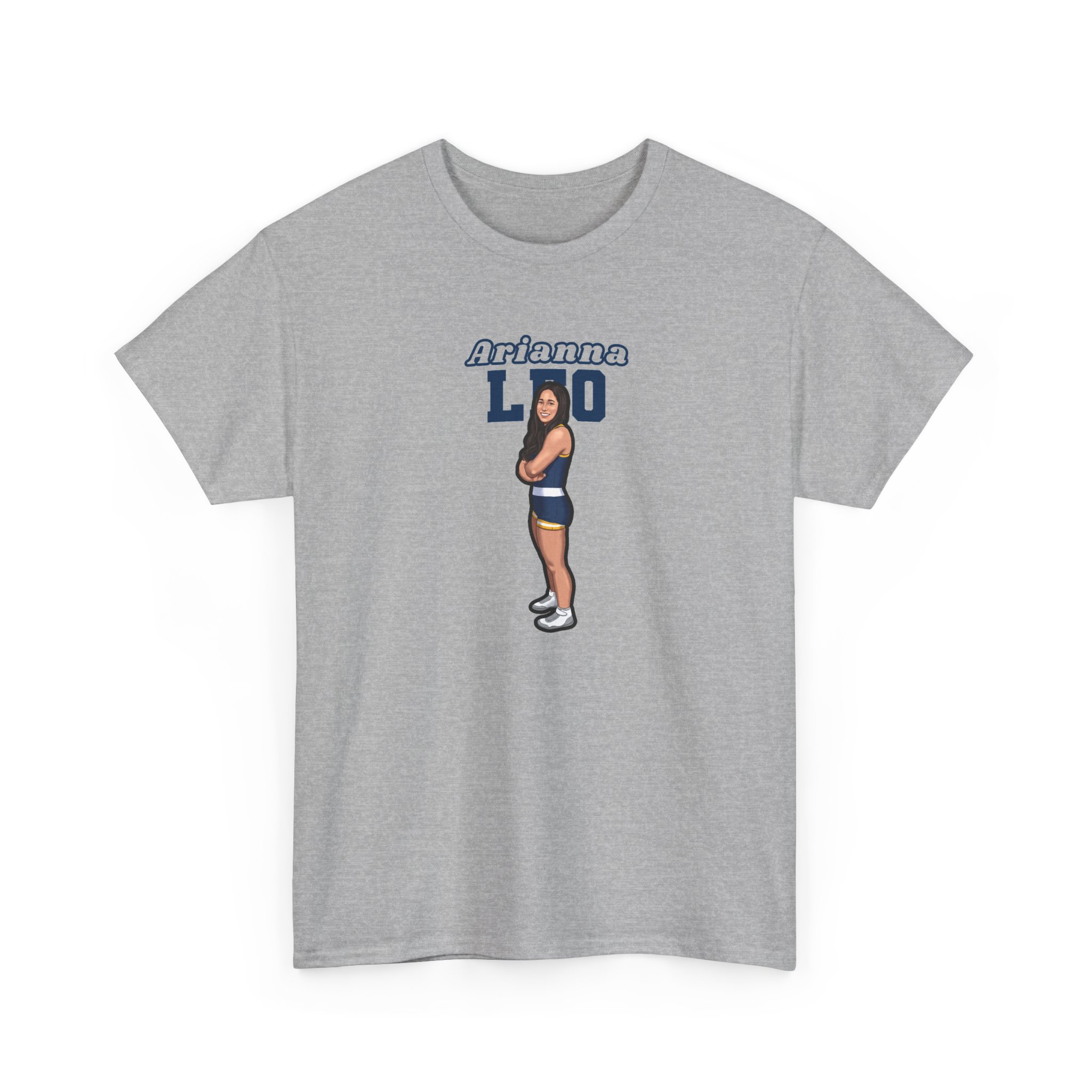 Tee — character_name_arch in Grey