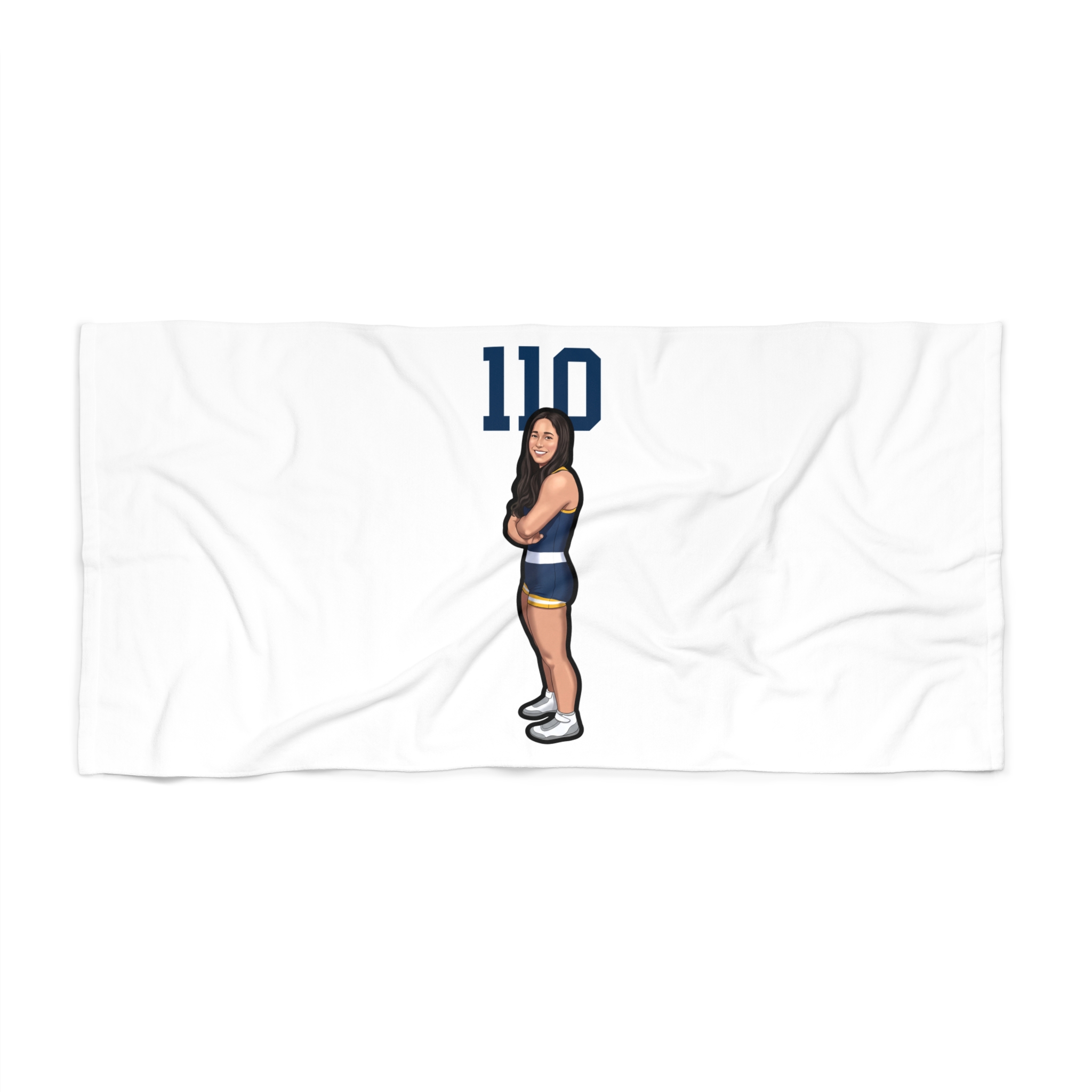 Beach Towel — character_number_top in Classic