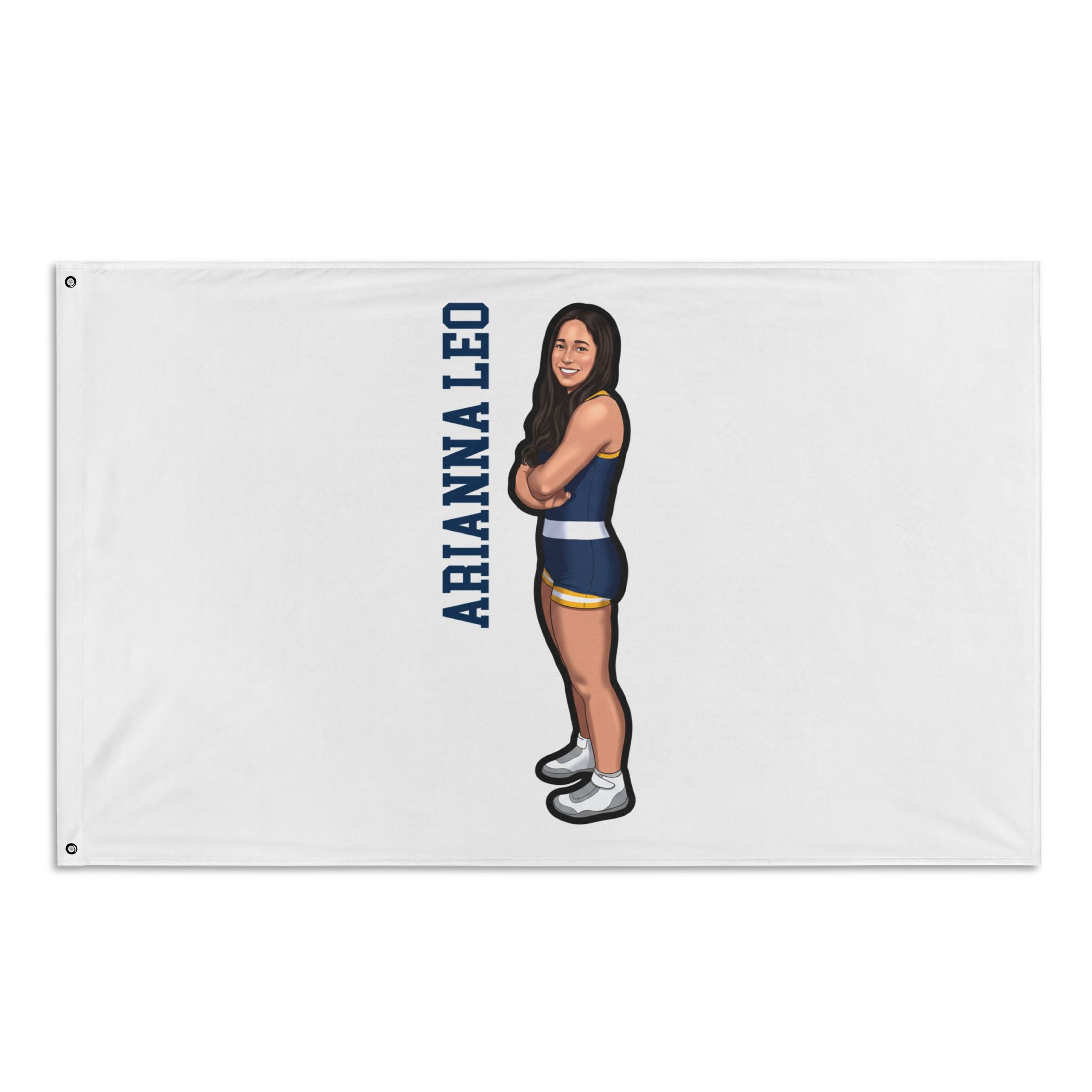 Flag (35 × 56 in) — character_name_vertical in Classic