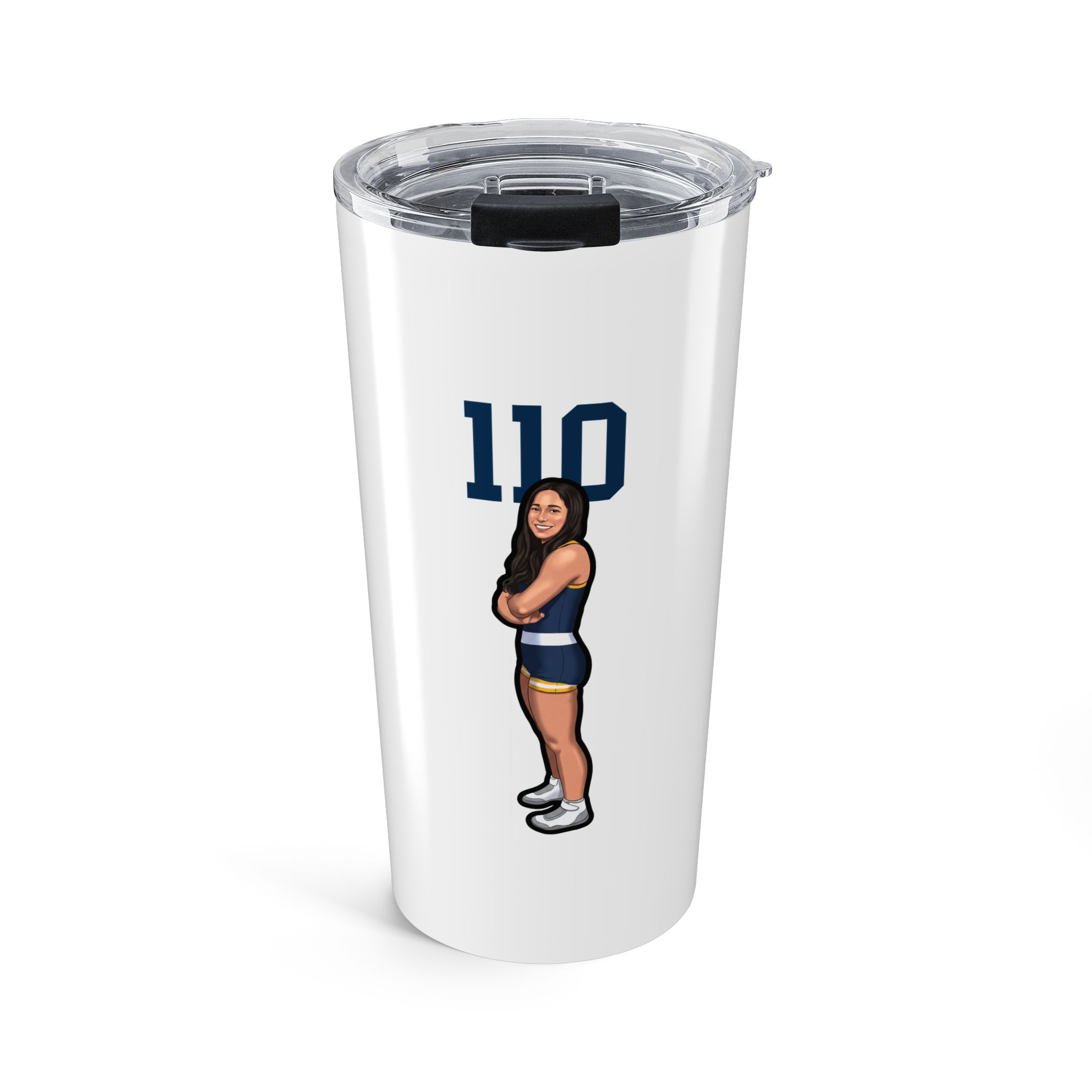 20oz Tumbler — character_number_top in Classic