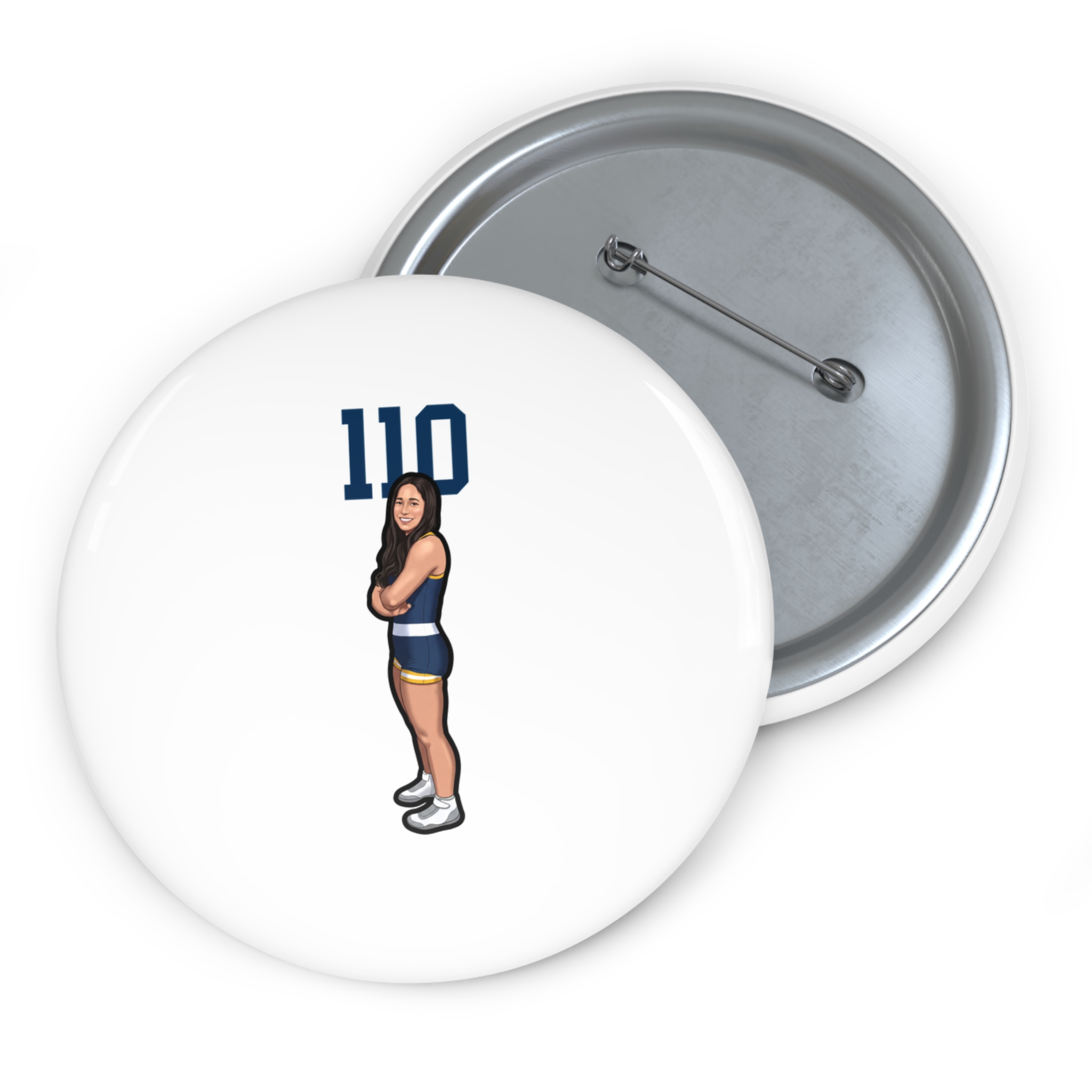 Game Day Pin — character_number_top in Classic