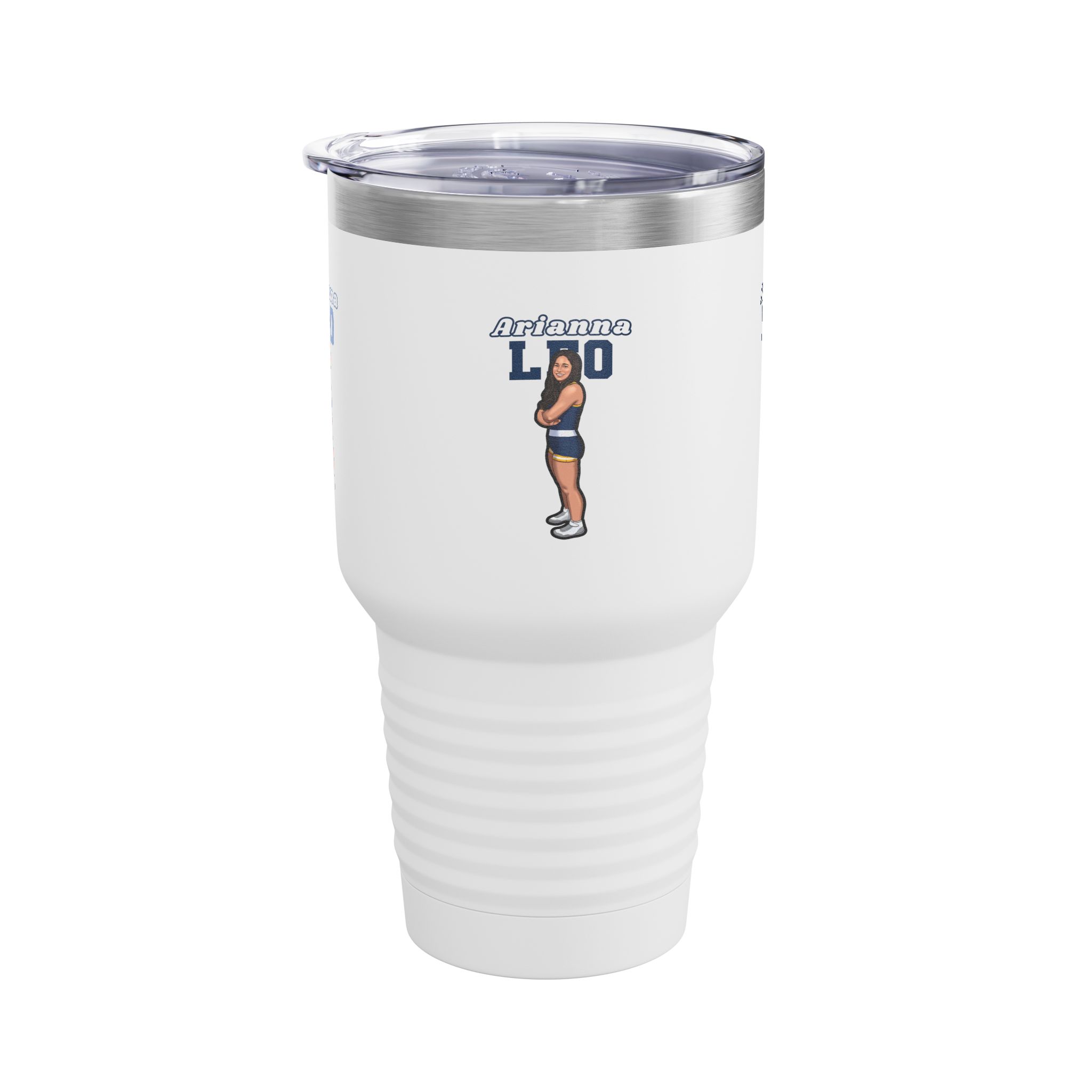 30oz Tumbler — character_name_arch in White