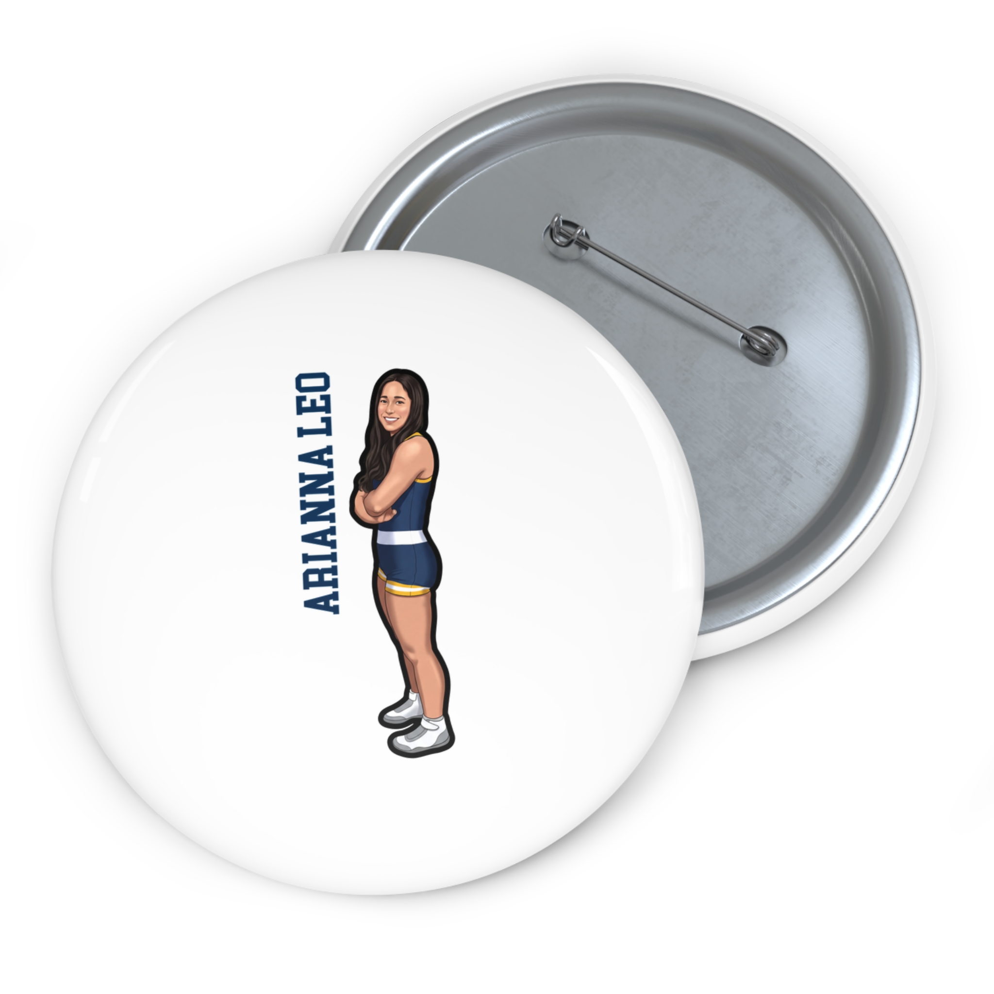 Game Day Pin — character_name_vertical in Classic