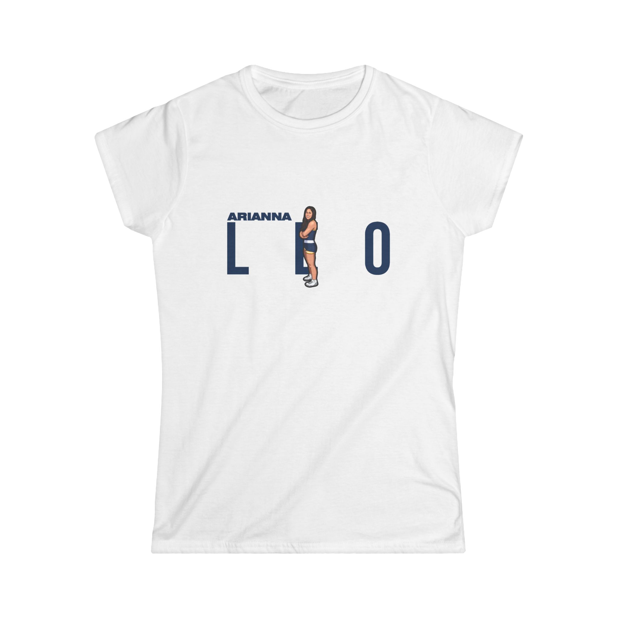 Women's Softstyle Tee — character_player_name in White