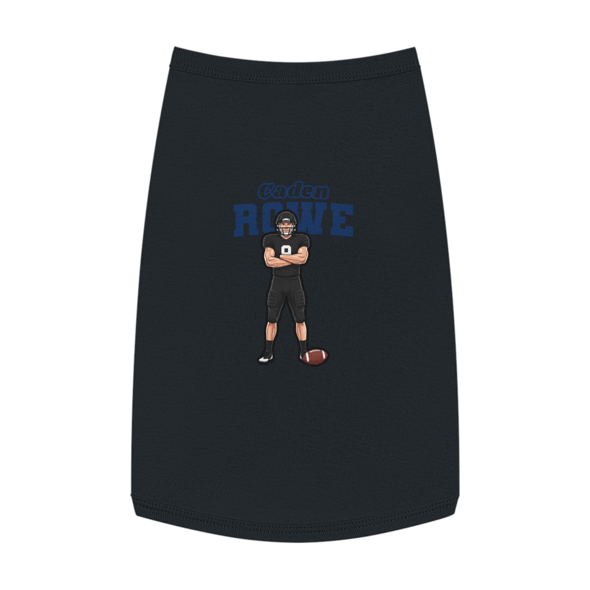 Pet Tank Top — character_name_arch in Black