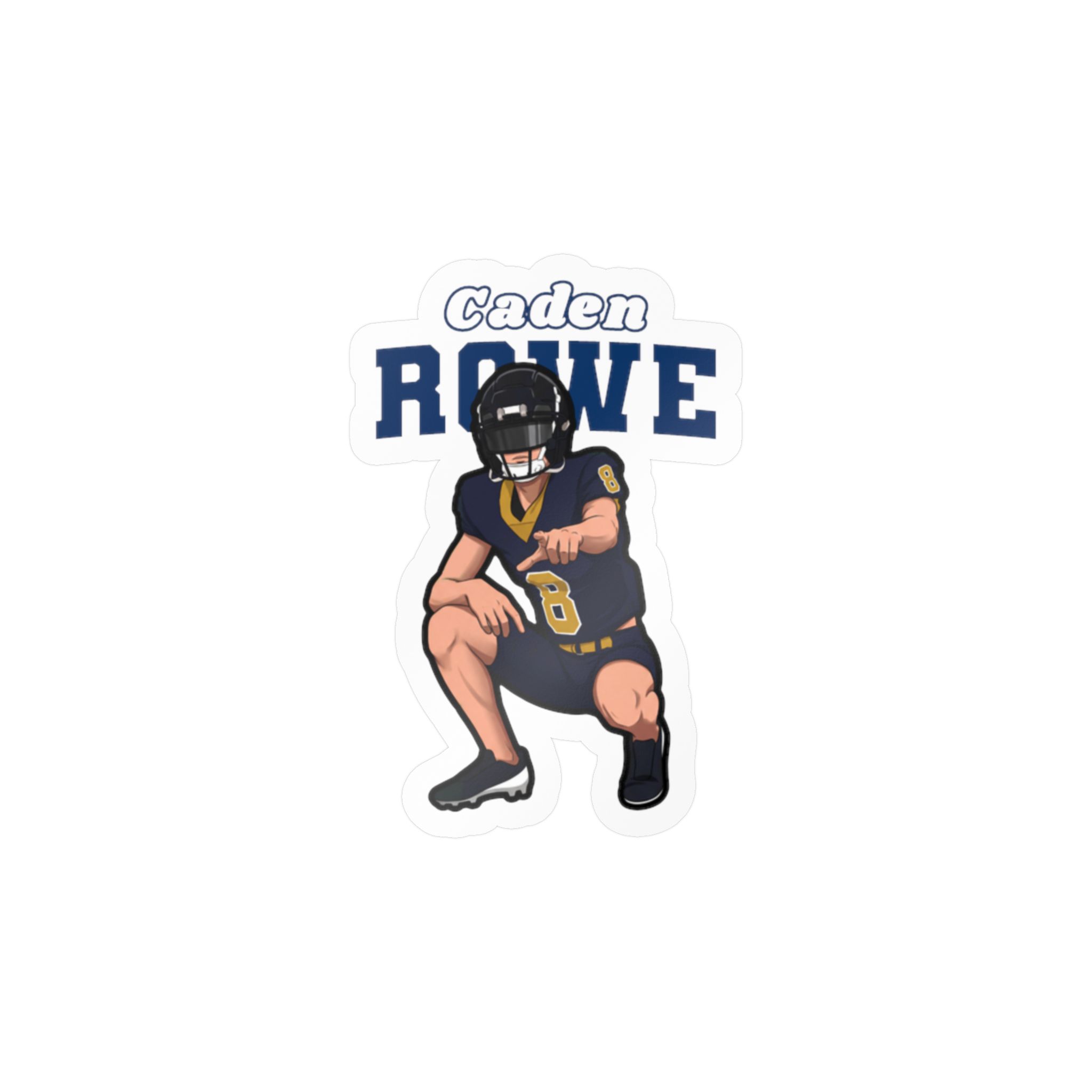 Vinyl Sticker — character_name_arch in Classic