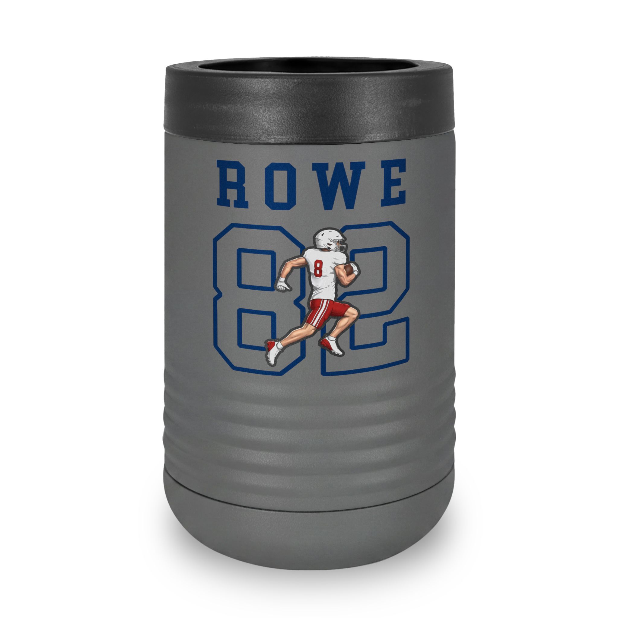 Stainless Can Cooler — character_shirsey in Grey