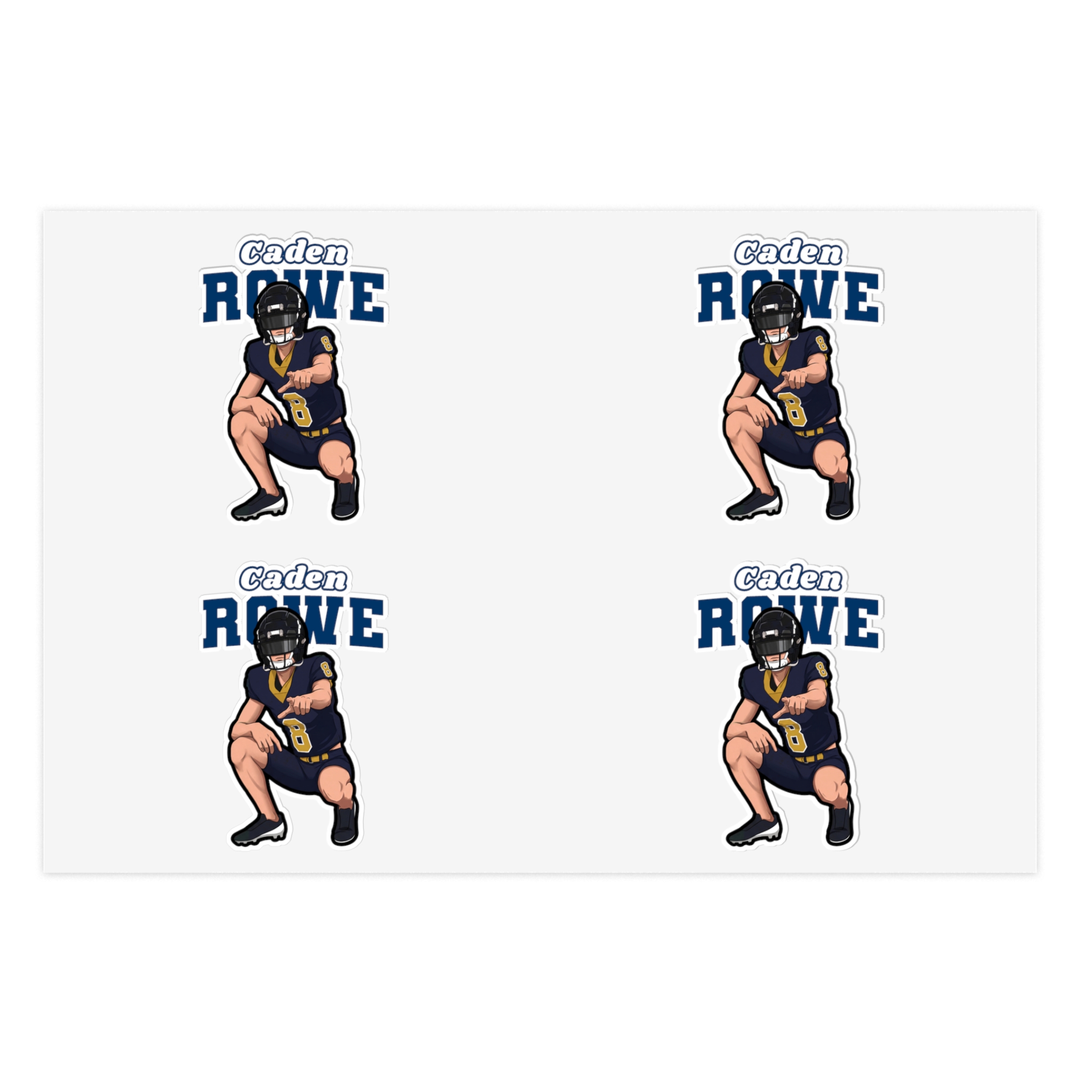 Sticker Sheet — character_name_arch in Classic
