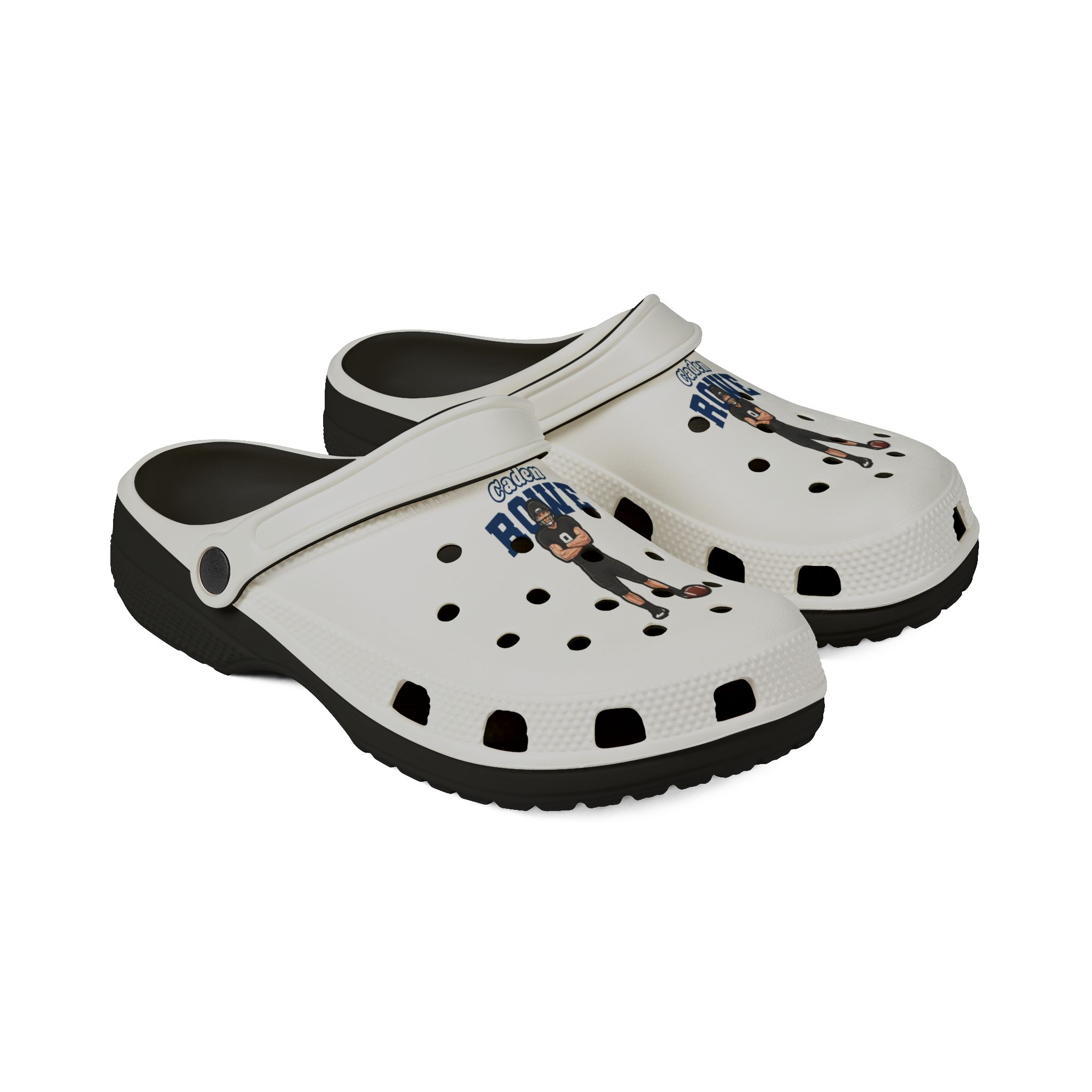 Rubber Clogs — character_name_arch in Black