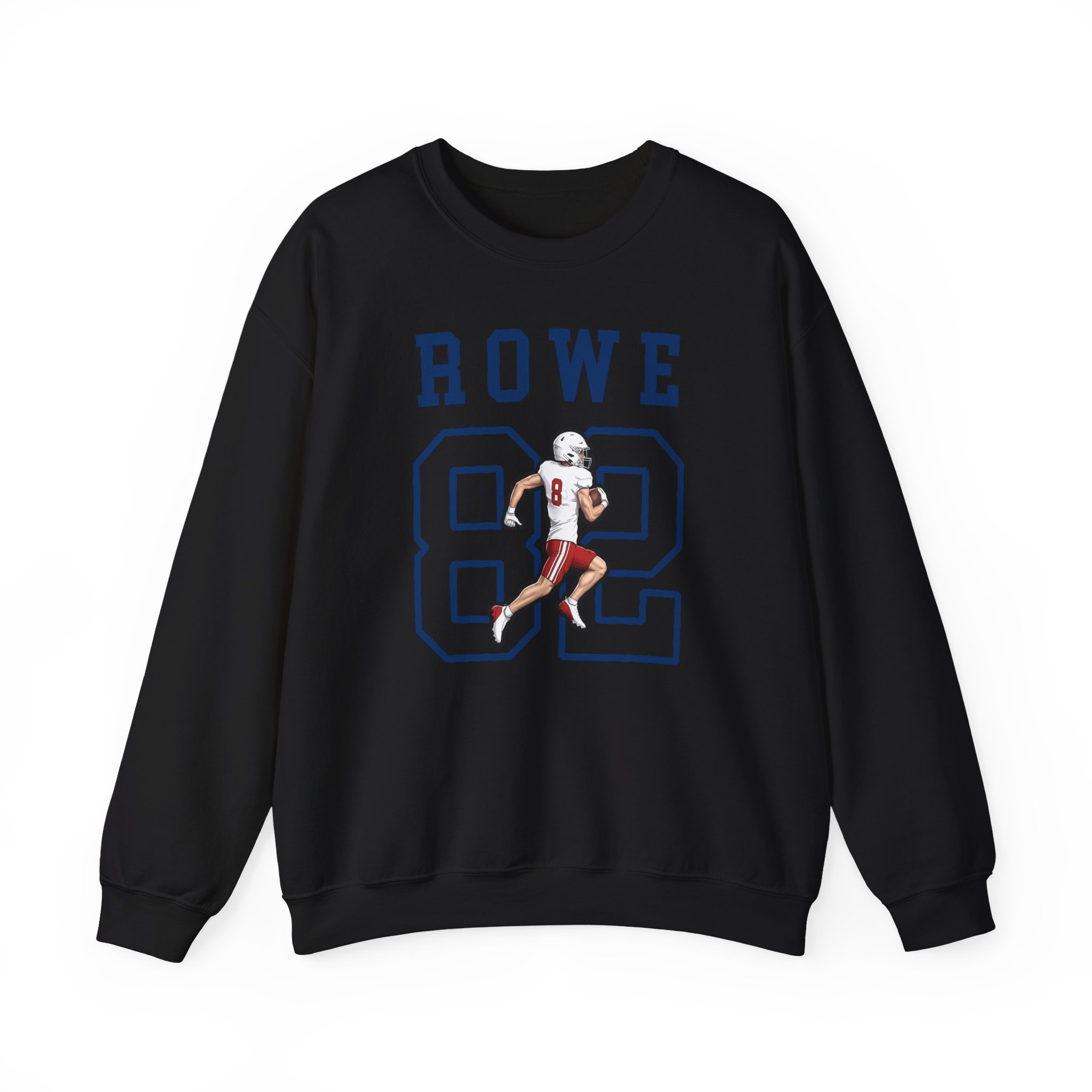 Crewneck Sweatshirt — character_shirsey in Black
