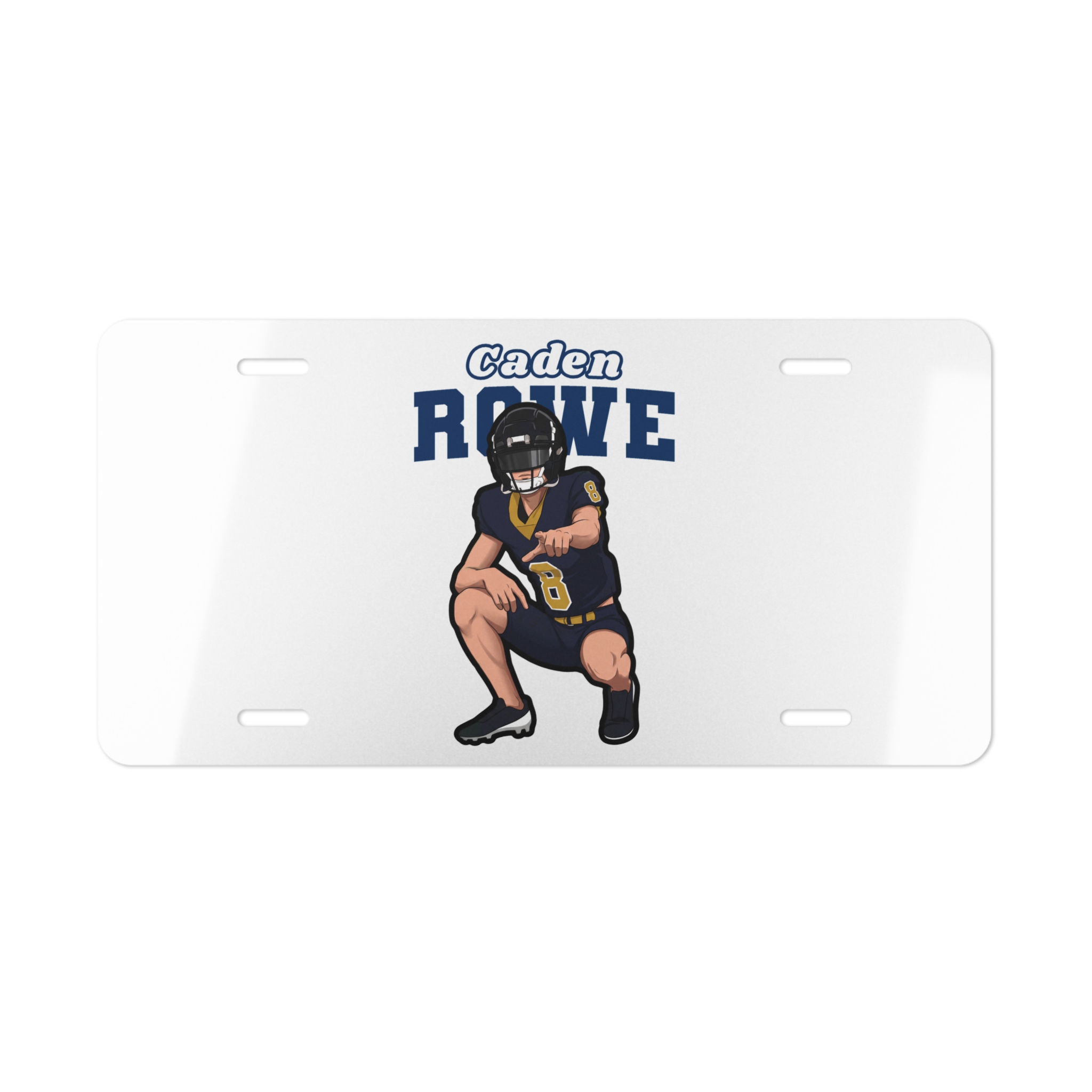 License Plate — character_name_arch in Classic