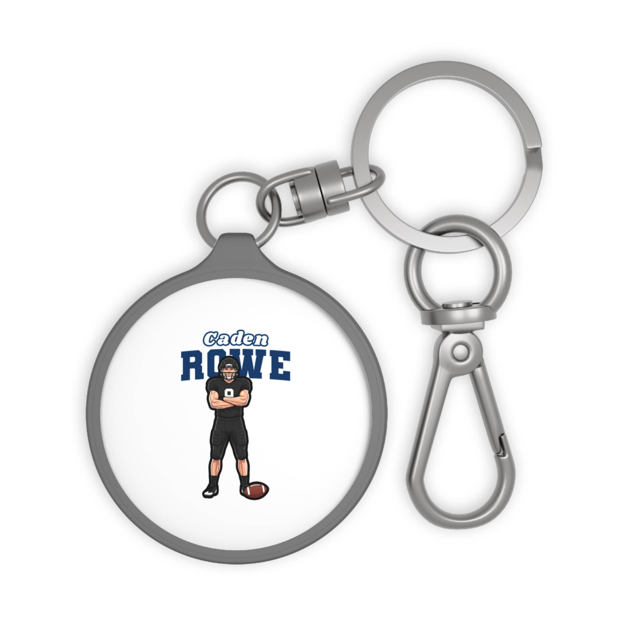 Keychain — character_name_arch in Grey