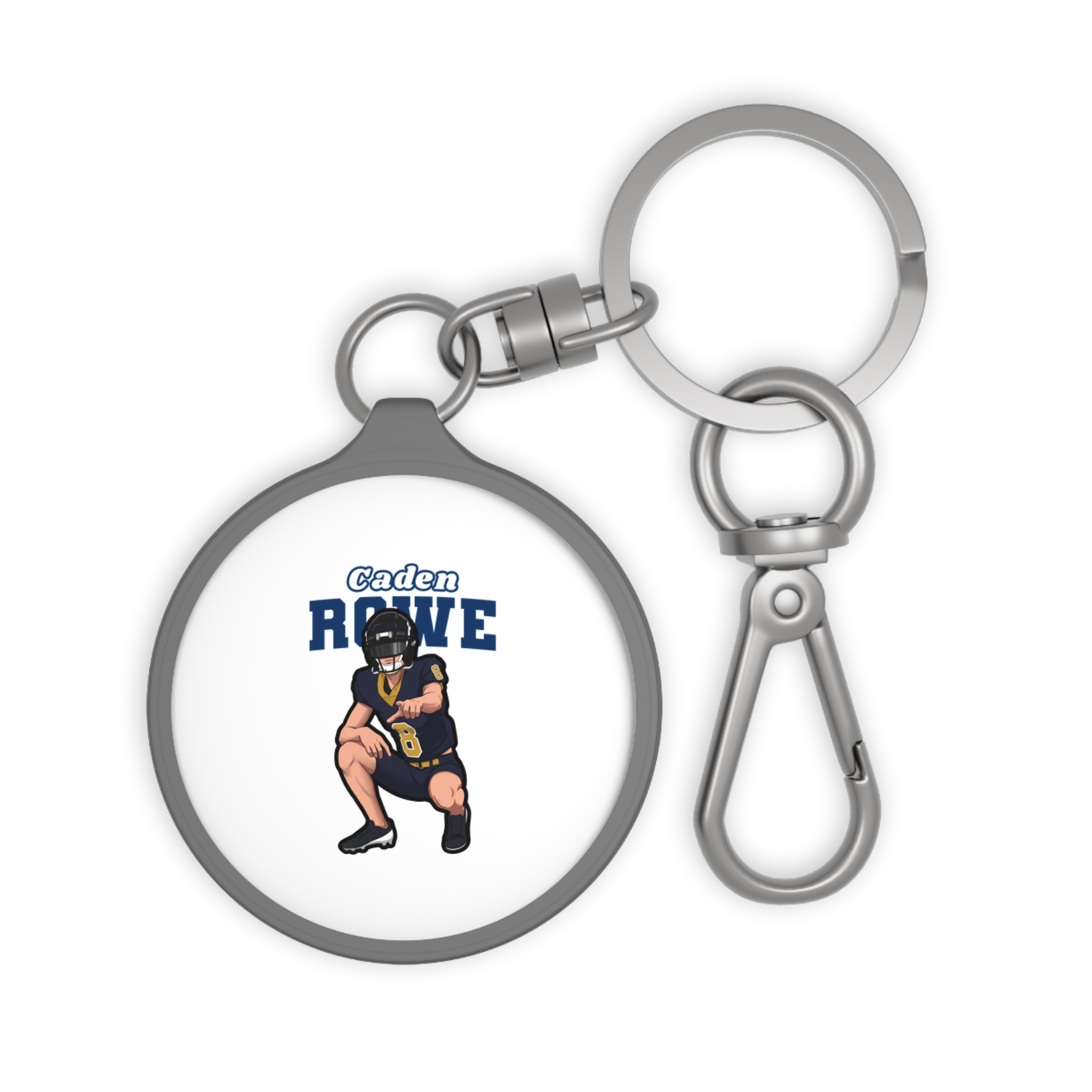 Keychain — character_name_arch in Grey
