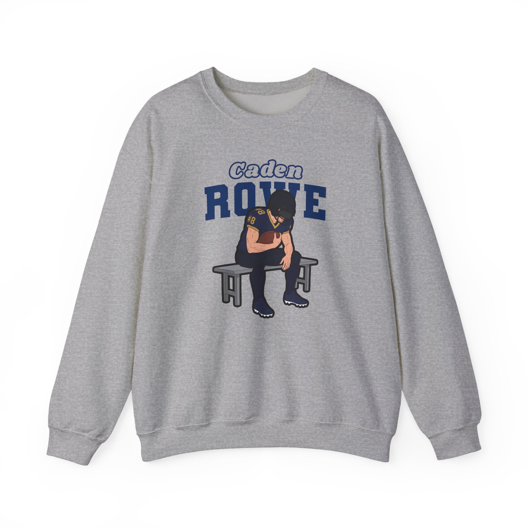 Crewneck Sweatshirt — character_name_arch in Grey