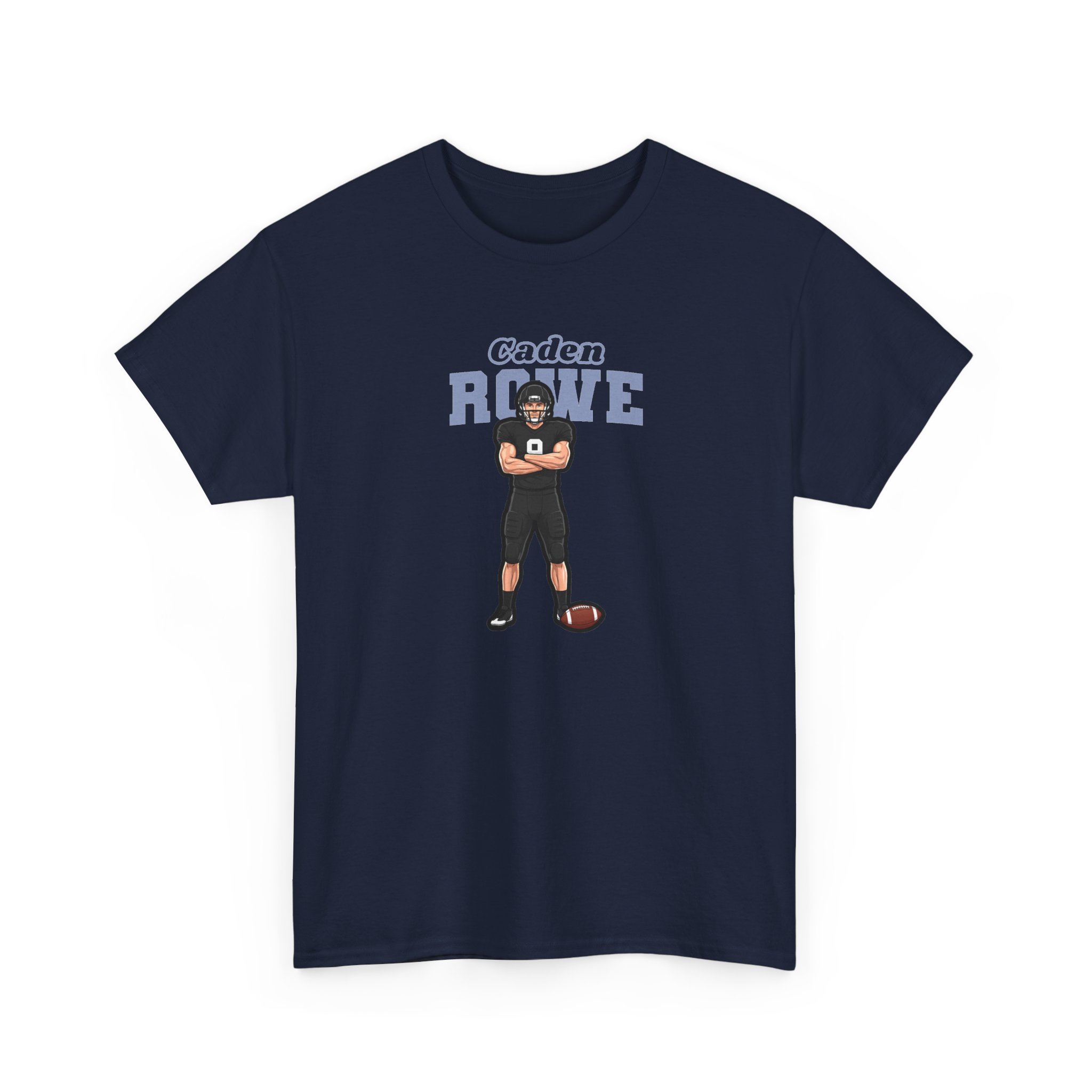 Tee — character_name_arch in Navy