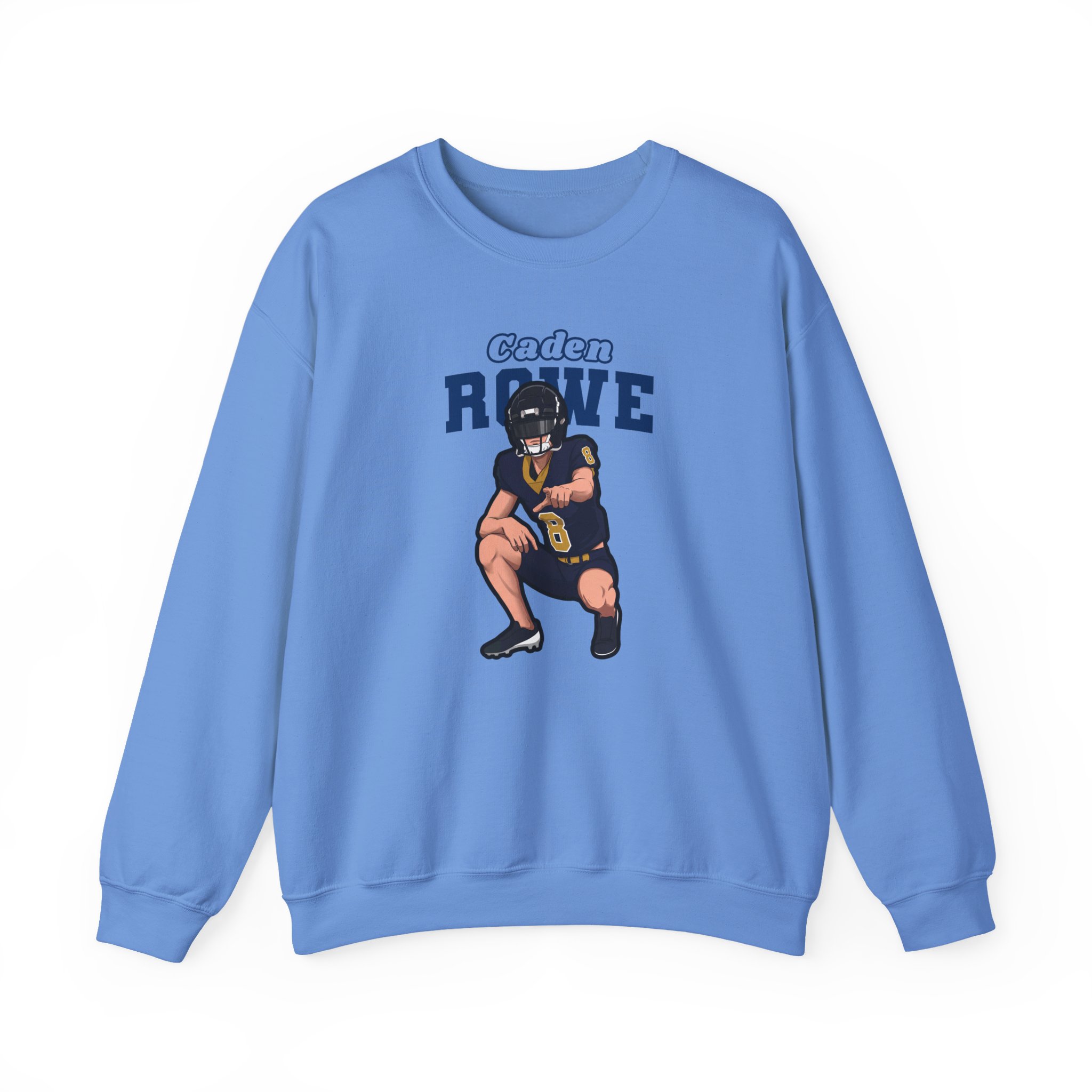 Crewneck Sweatshirt — character_name_arch in Blue