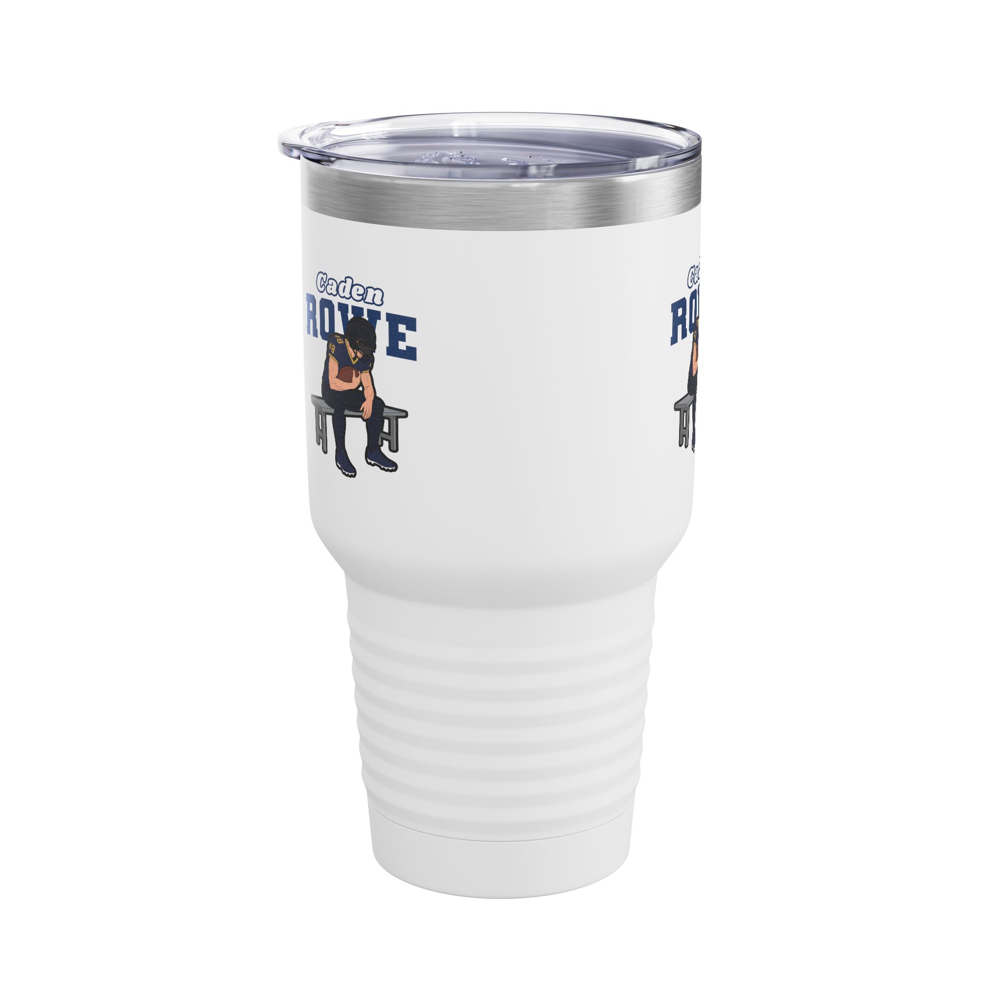 30oz Tumbler — character_name_arch in White