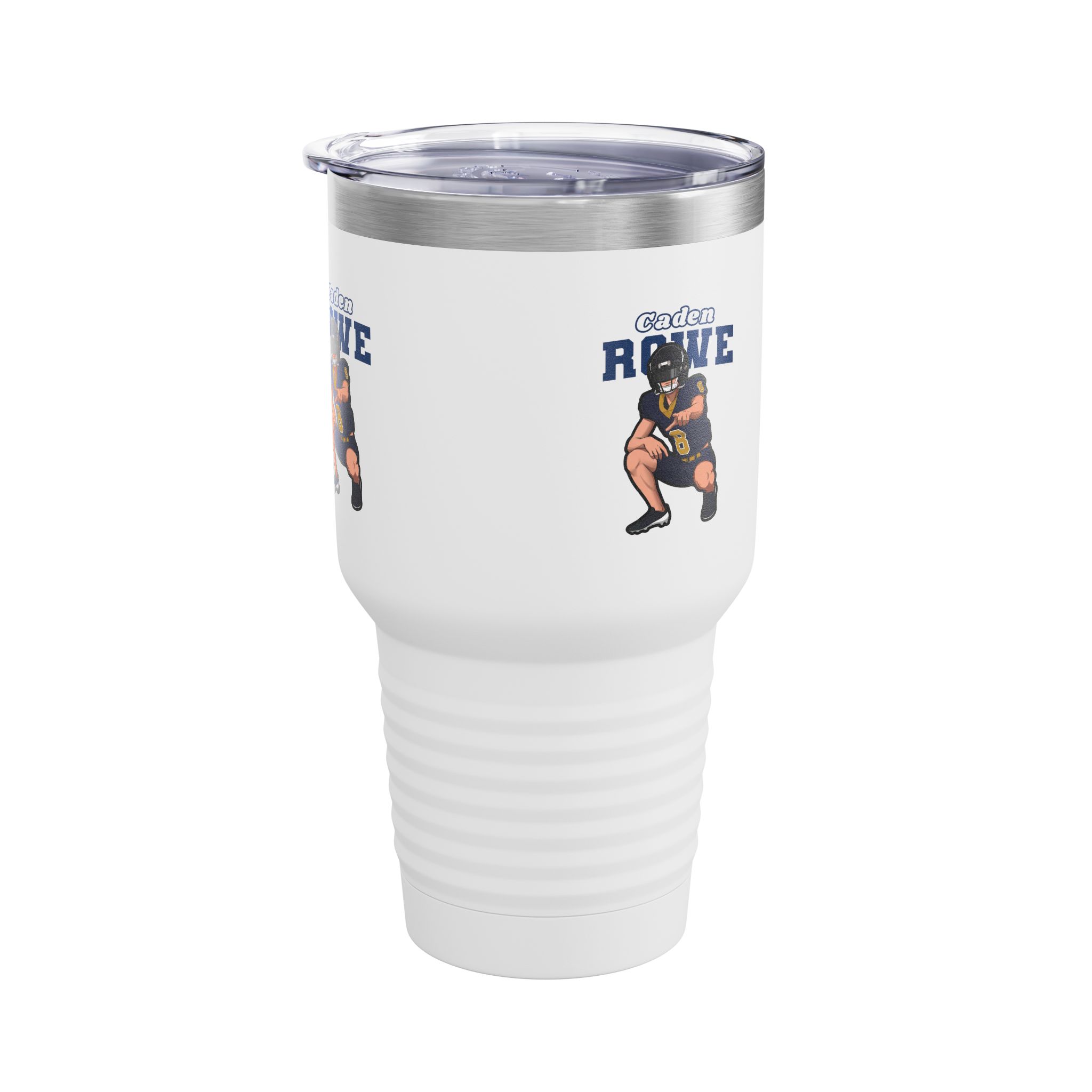 30oz Tumbler — character_name_arch in White