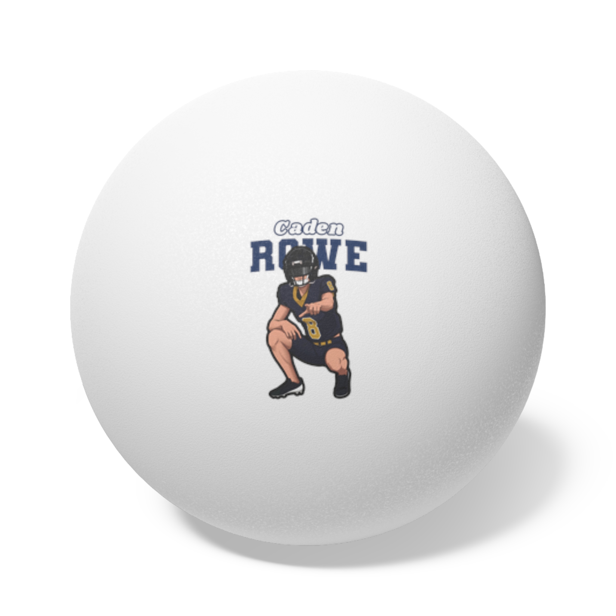 Ping Pong Balls, 6 pcs — character_name_arch in White