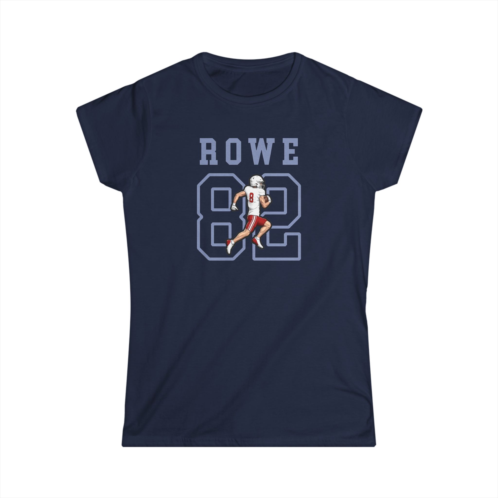 Women's Softstyle Tee — character_shirsey in Navy