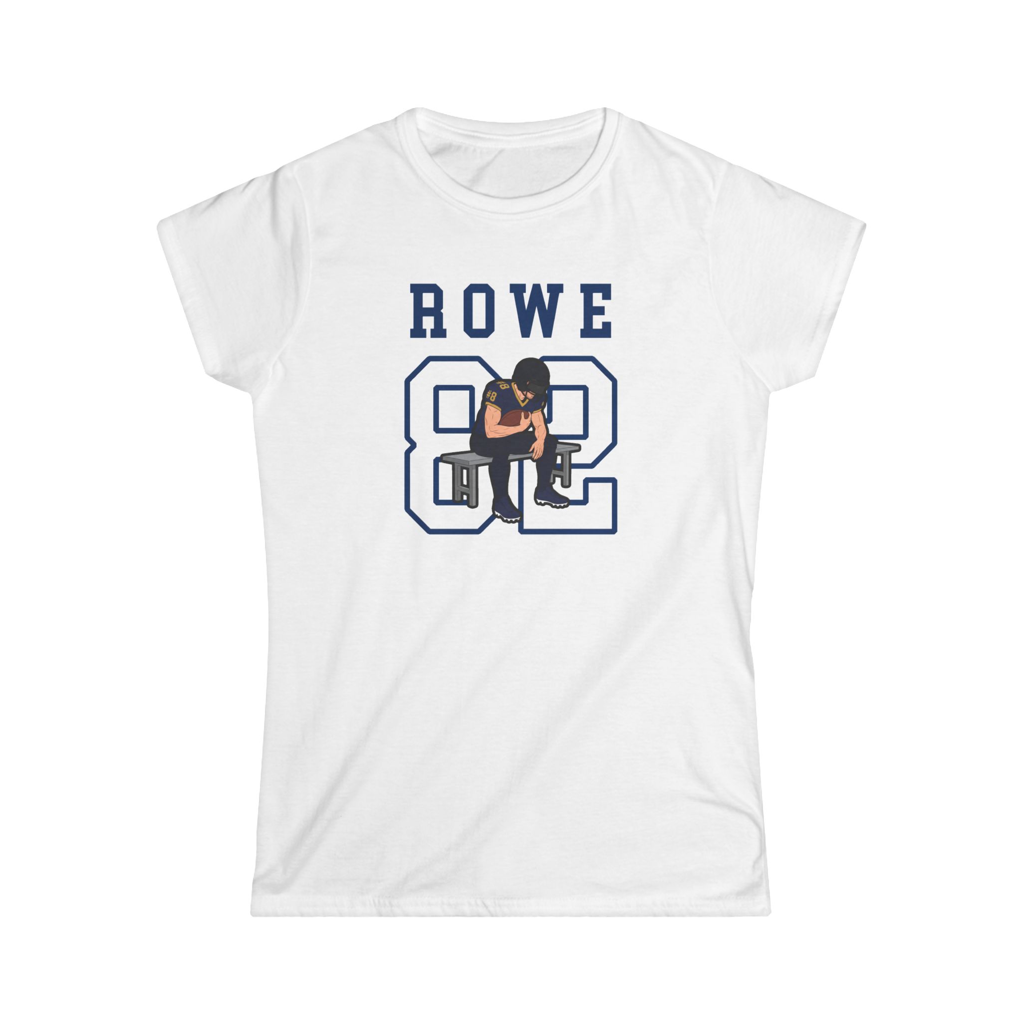 Women's Softstyle Tee — character_shirsey in White