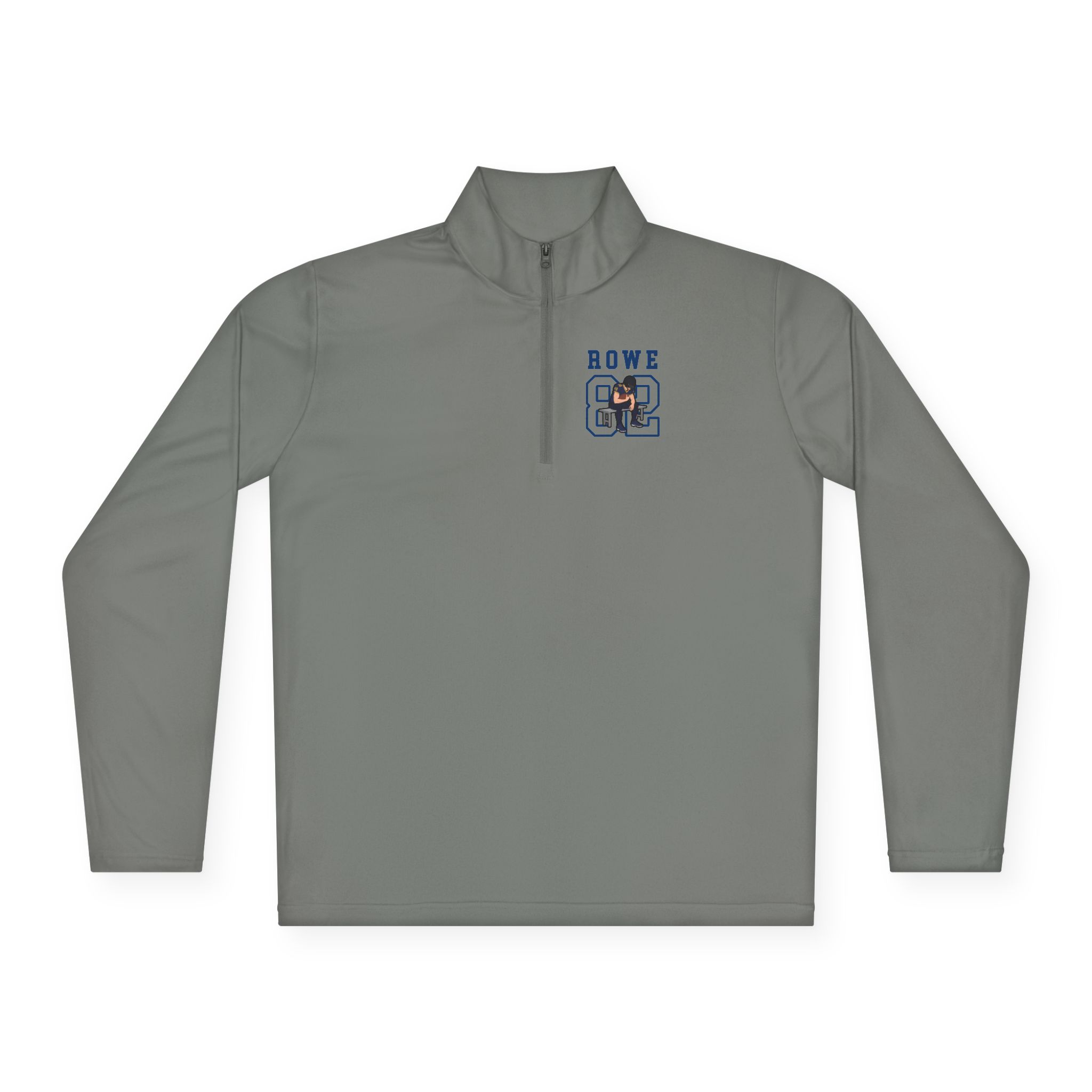 Q-Zip Pullover — character_shirsey in Grey
