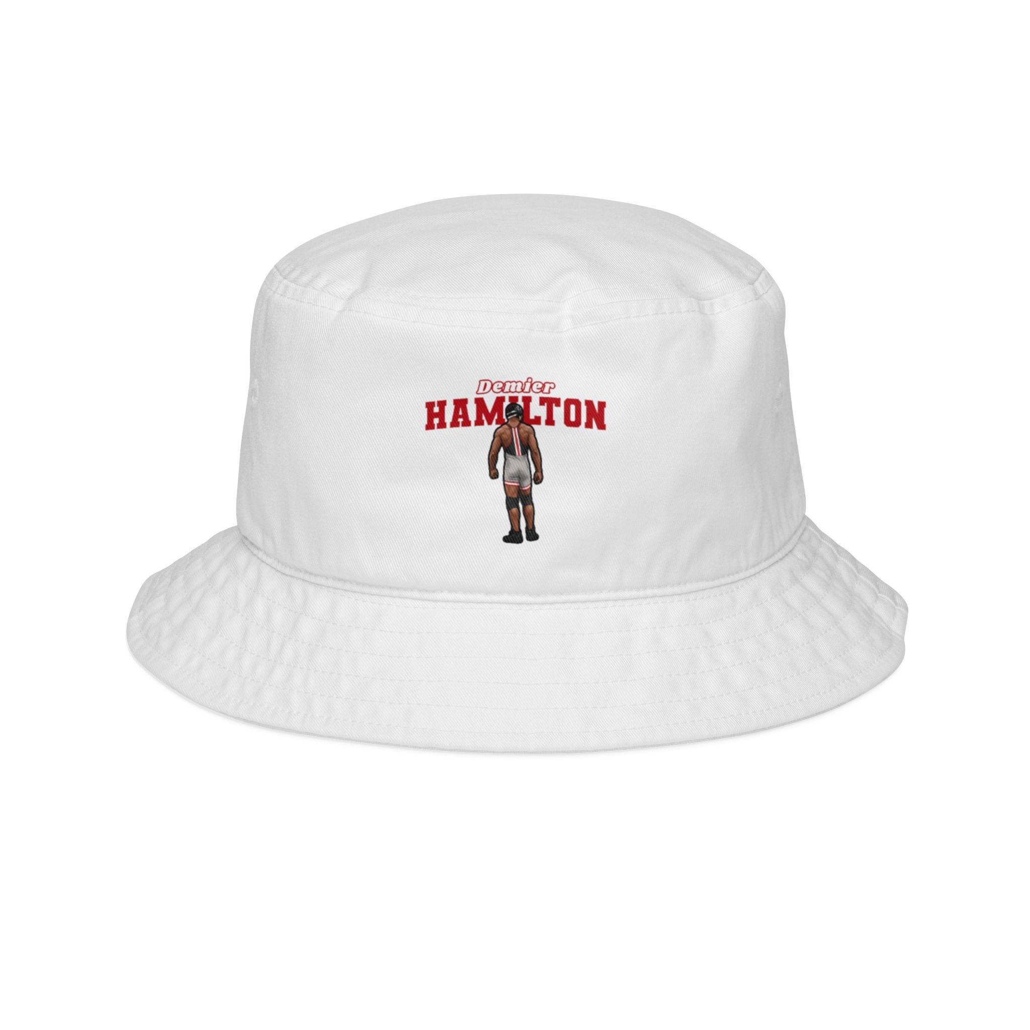 Bucket Hat — character_name_arch in White
