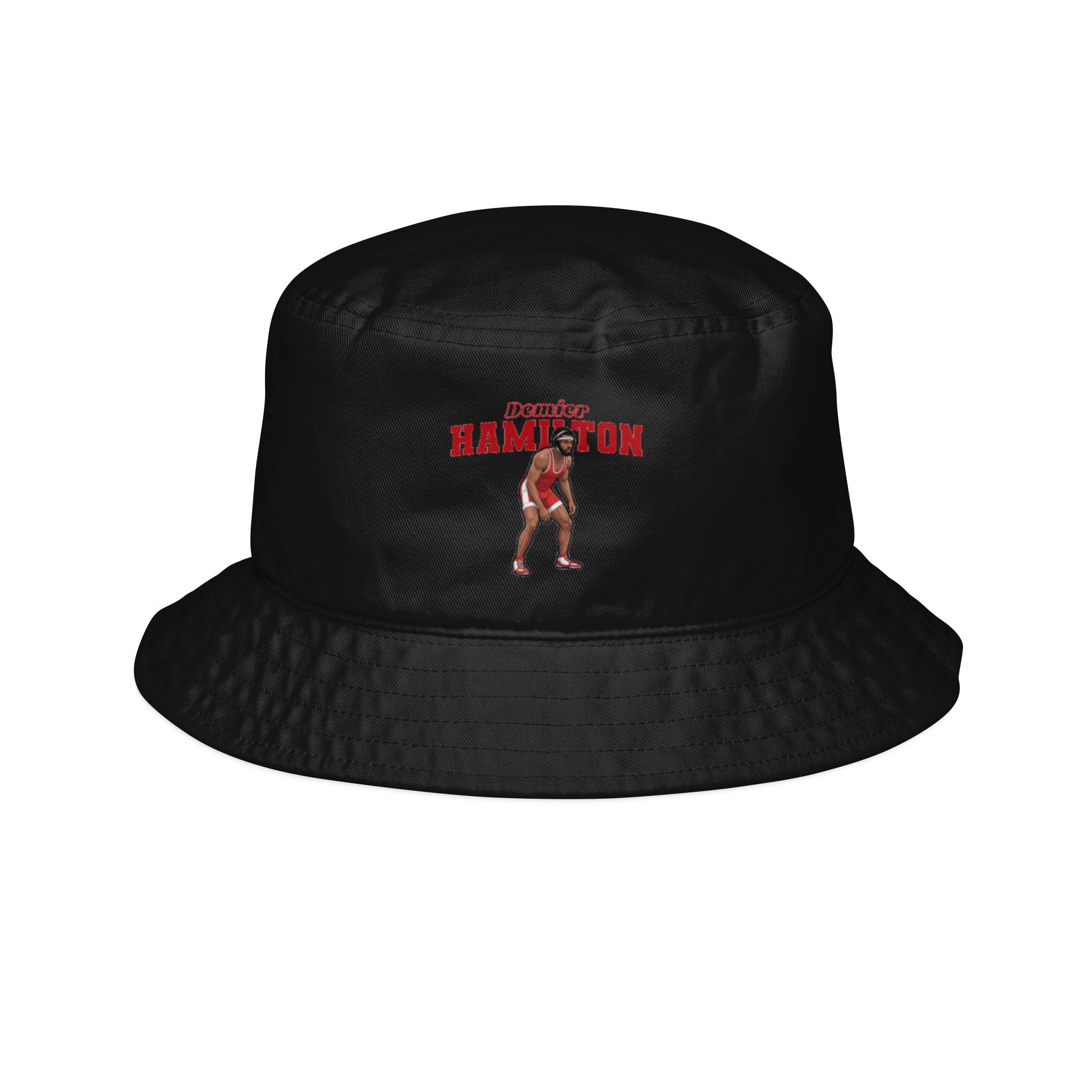 Bucket Hat — character_name_arch in Black