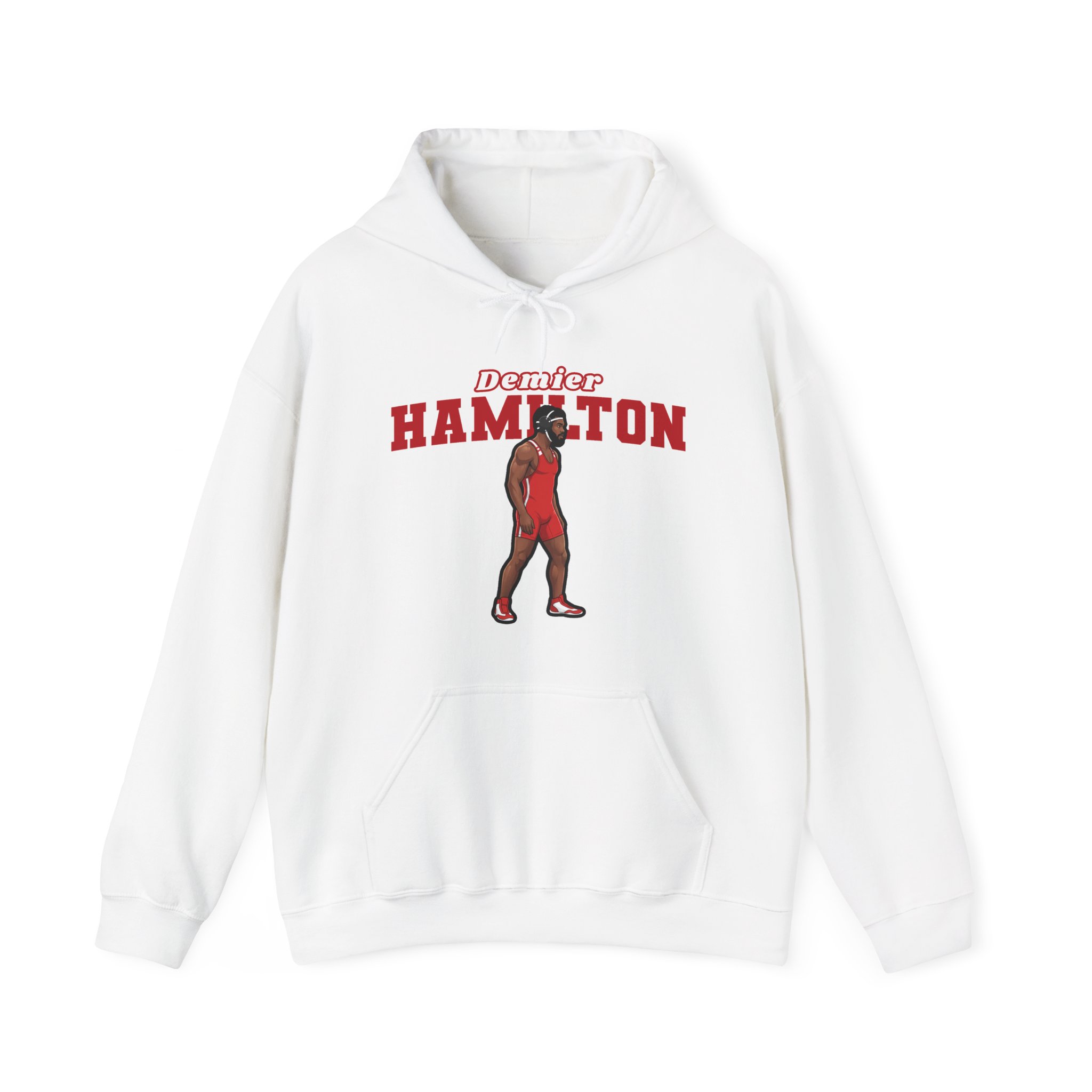 Hoodie — character_name_arch in White