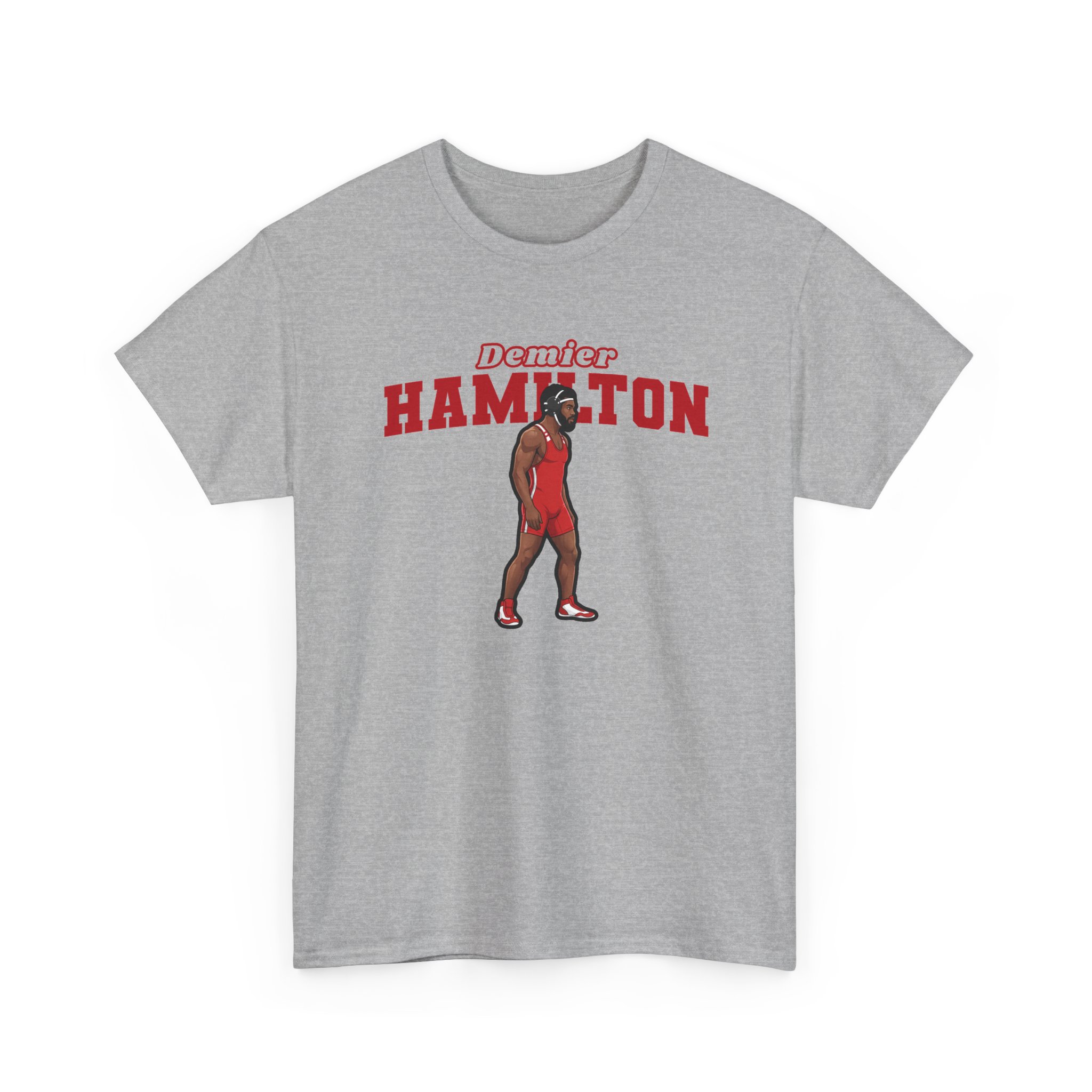 Tee — character_name_arch in Grey