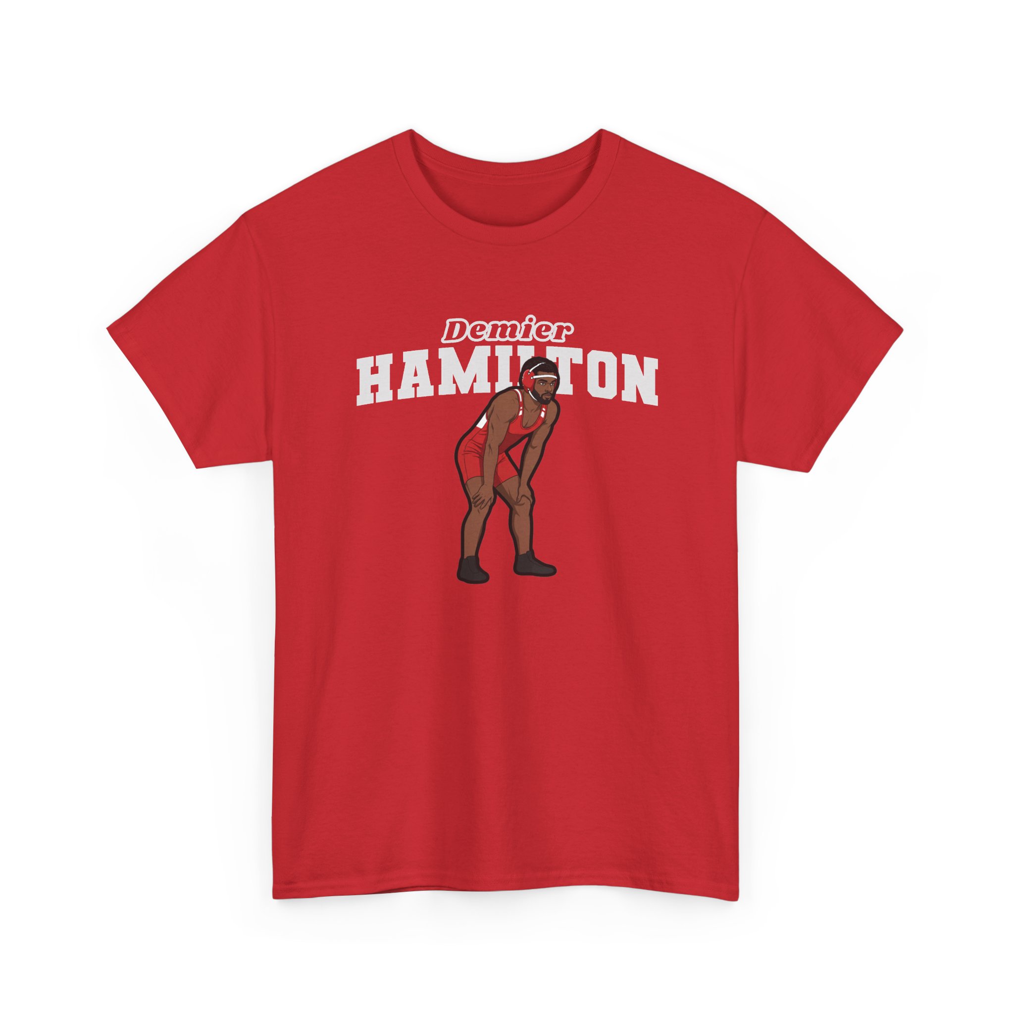 Tee — character_name_arch in Red