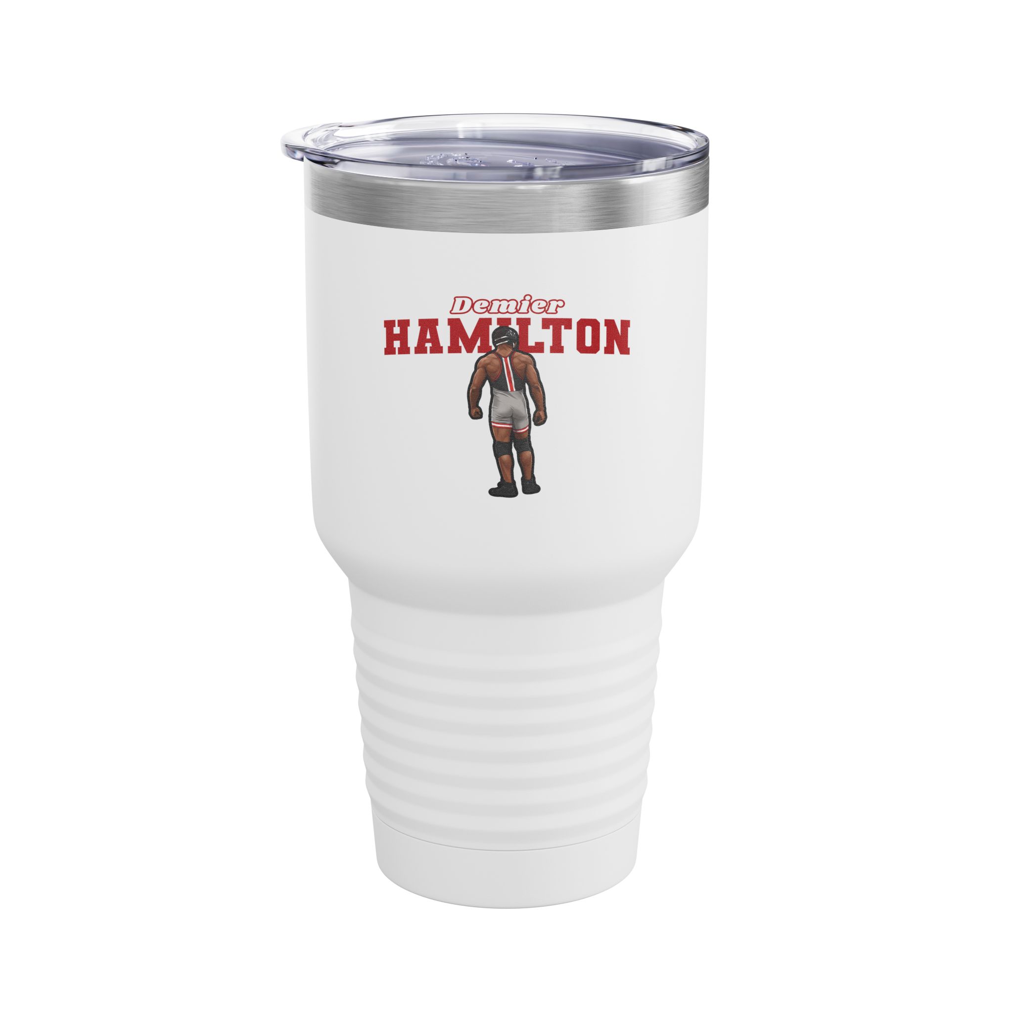 30oz Tumbler — character_name_arch in White
